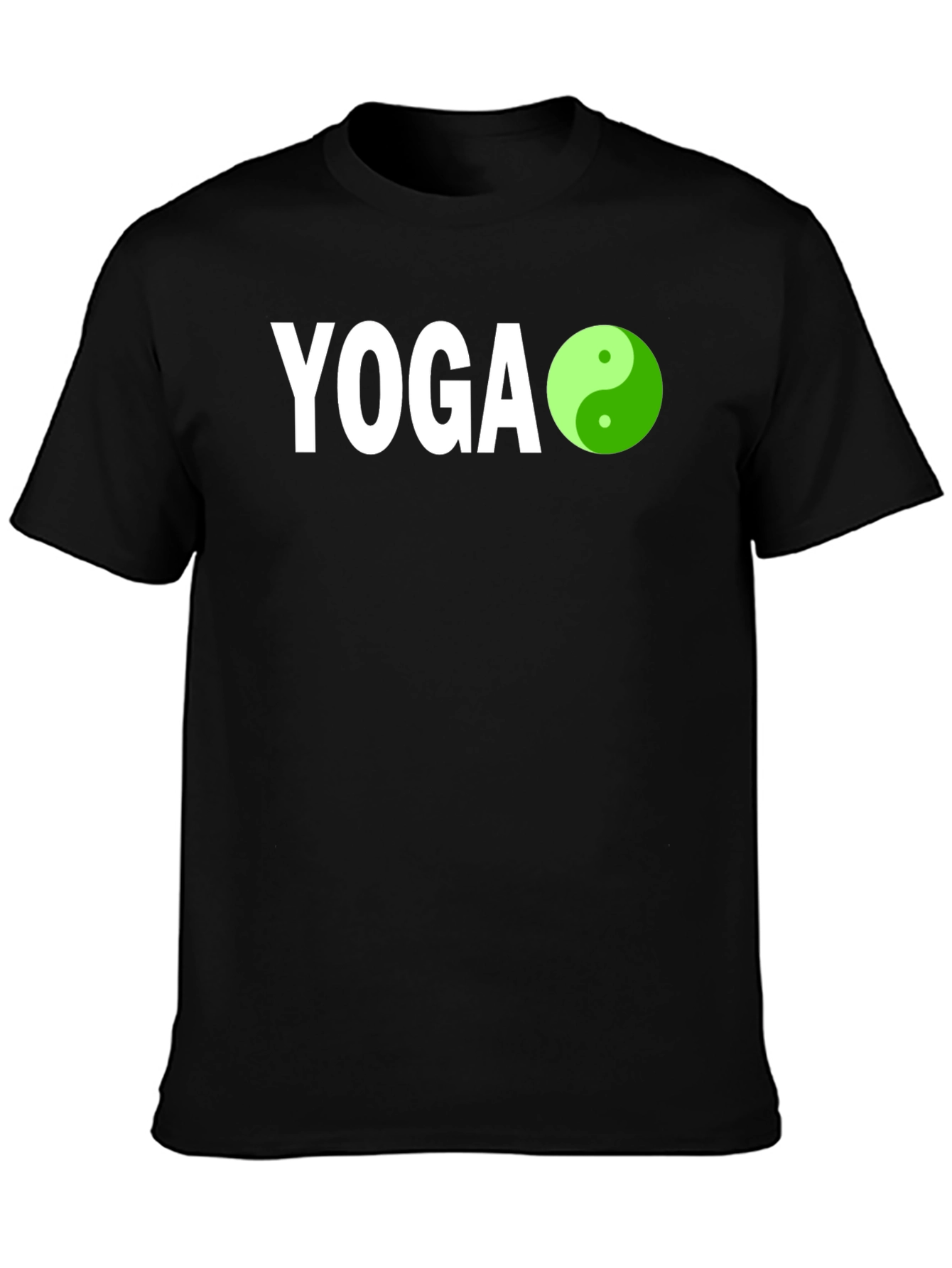 Yoga Yin Yang T-Shirt - Black
