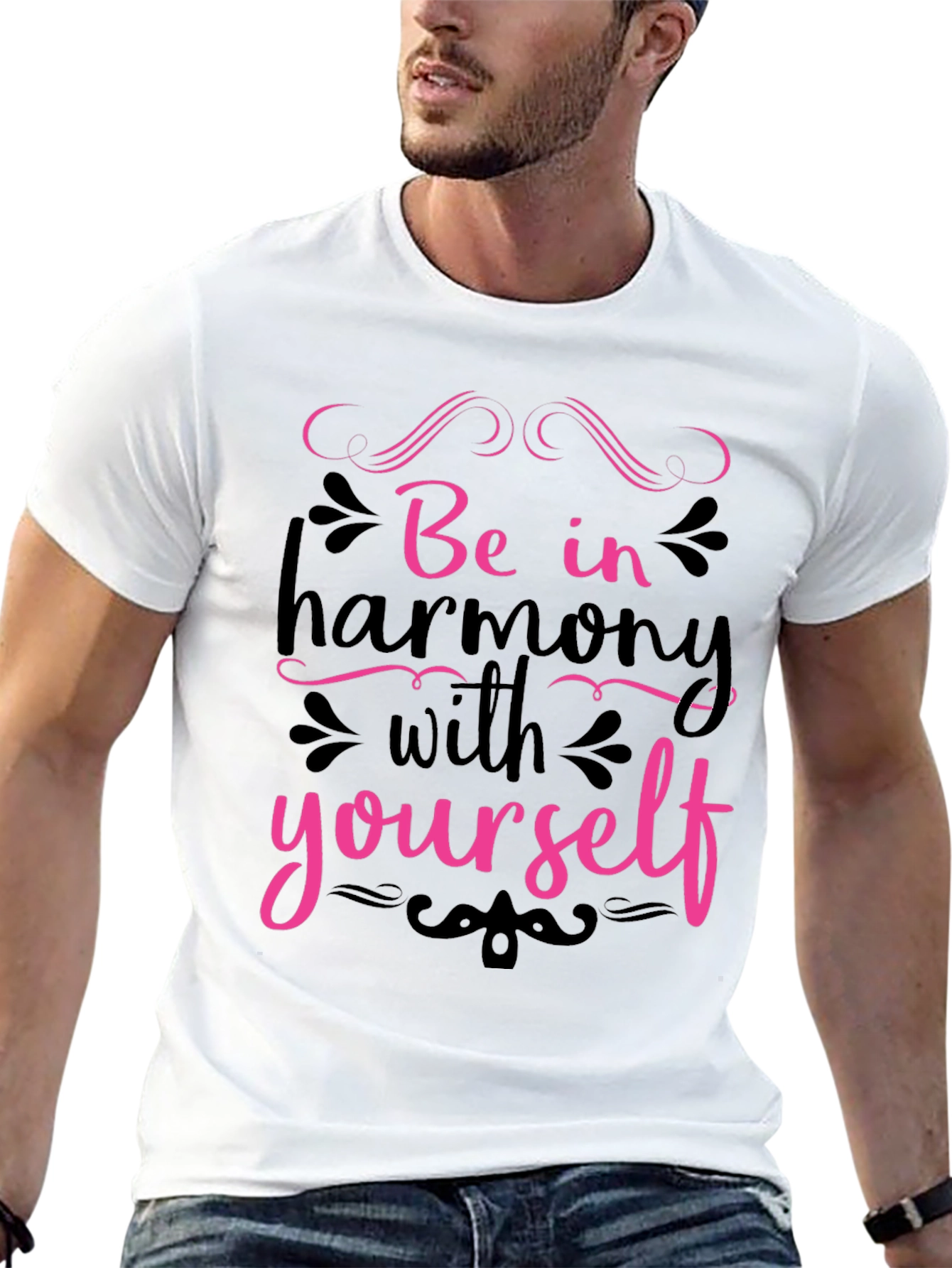 Harmony Yourself Black T-Shirt
