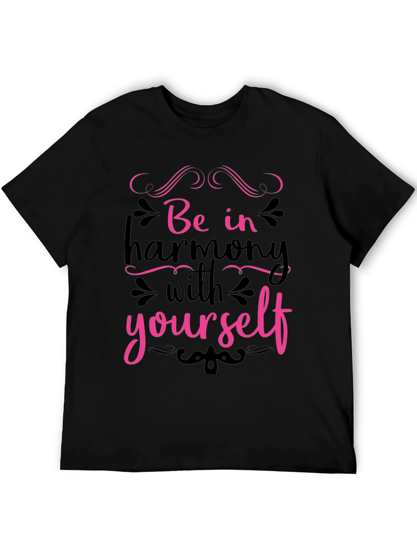 Harmony Yourself Black T-Shirt