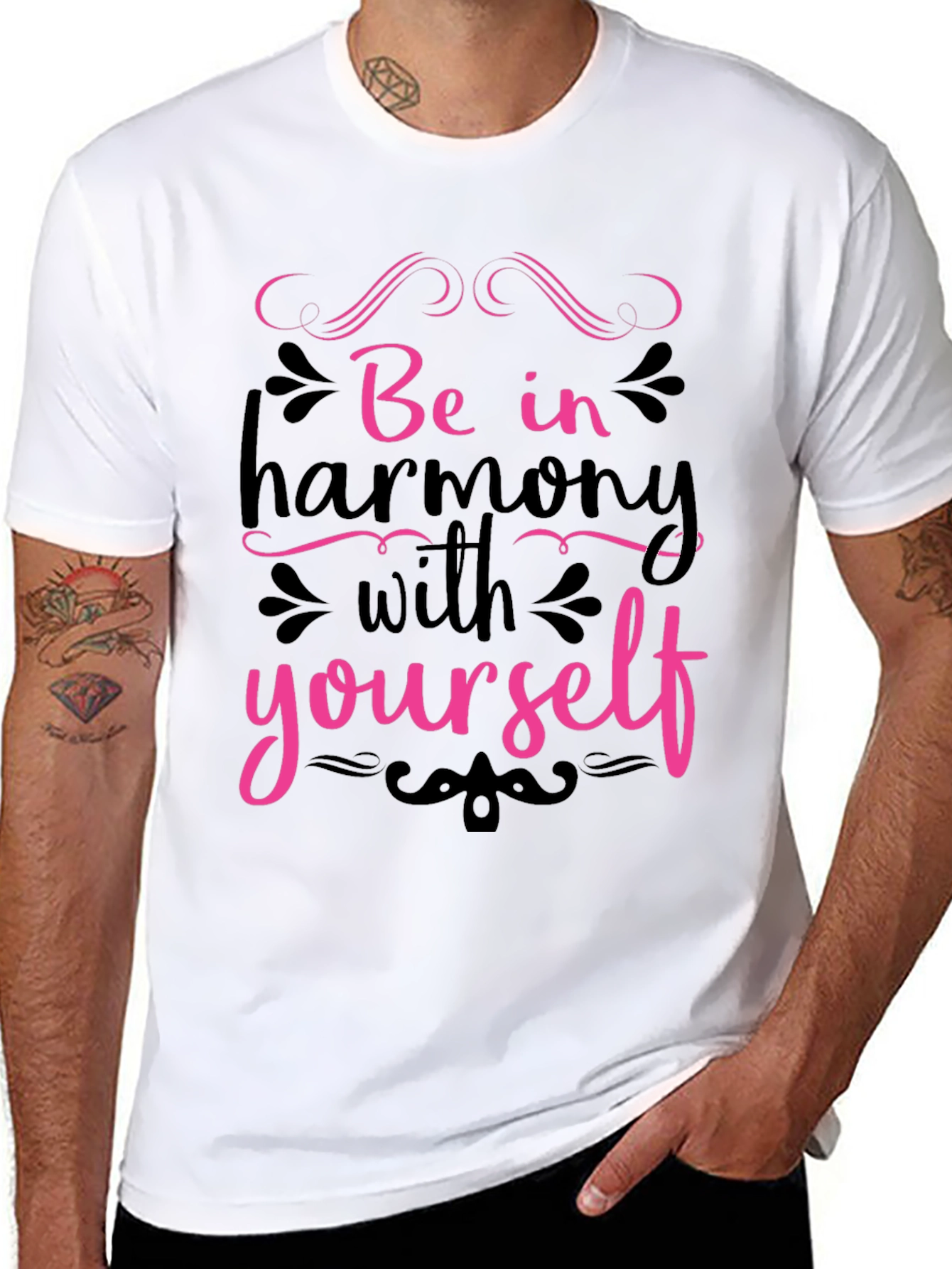 Harmony Yourself Black T-Shirt