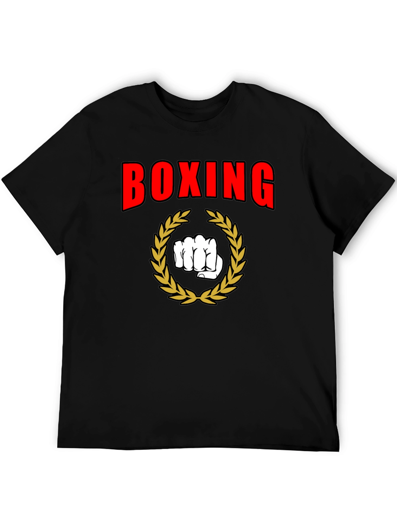 Boxing Graphic Tee - Black