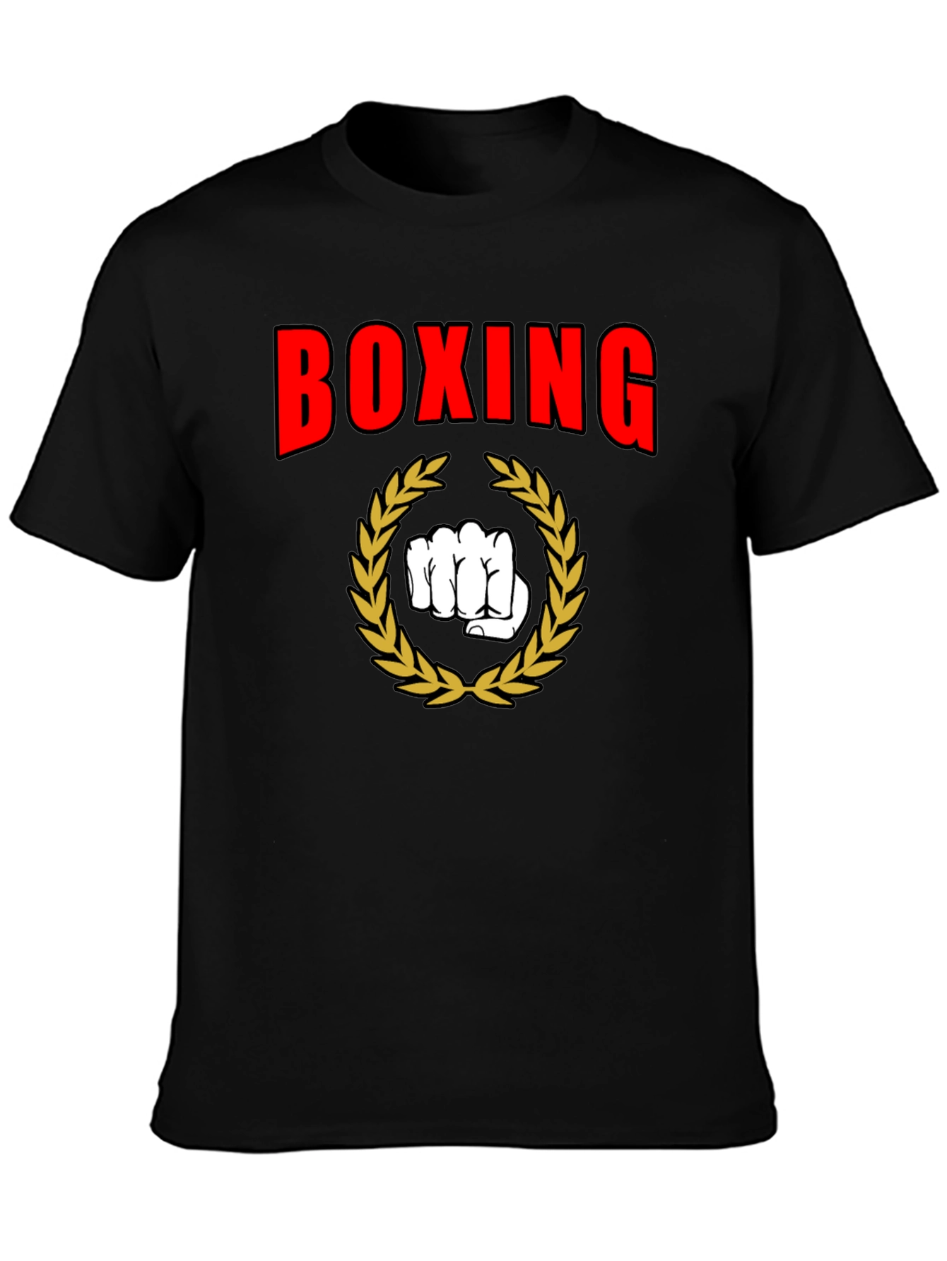 Boxing Graphic Tee - Black
