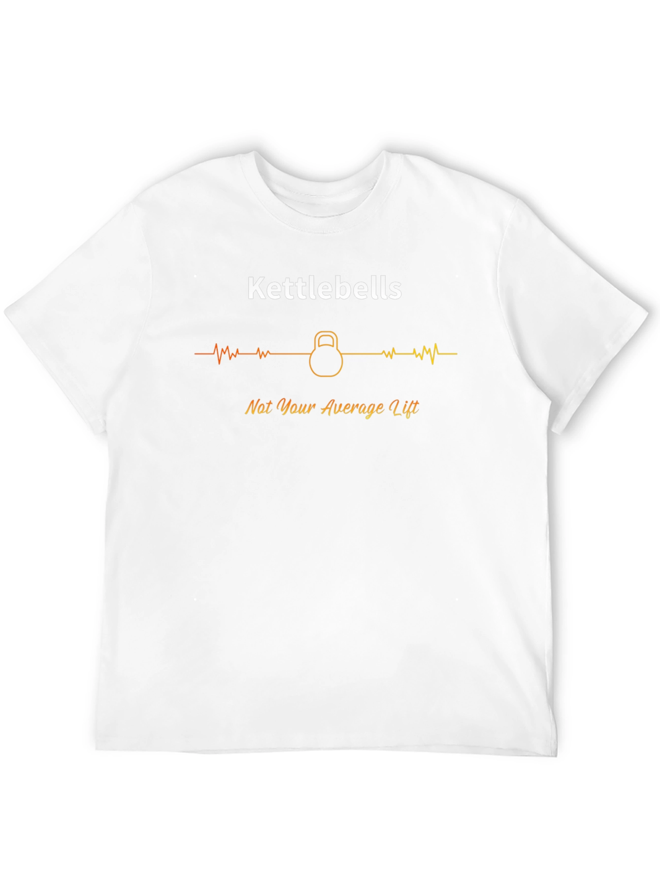 Kettlebells Heartbeat T-Shirt - Not Your Average Lift