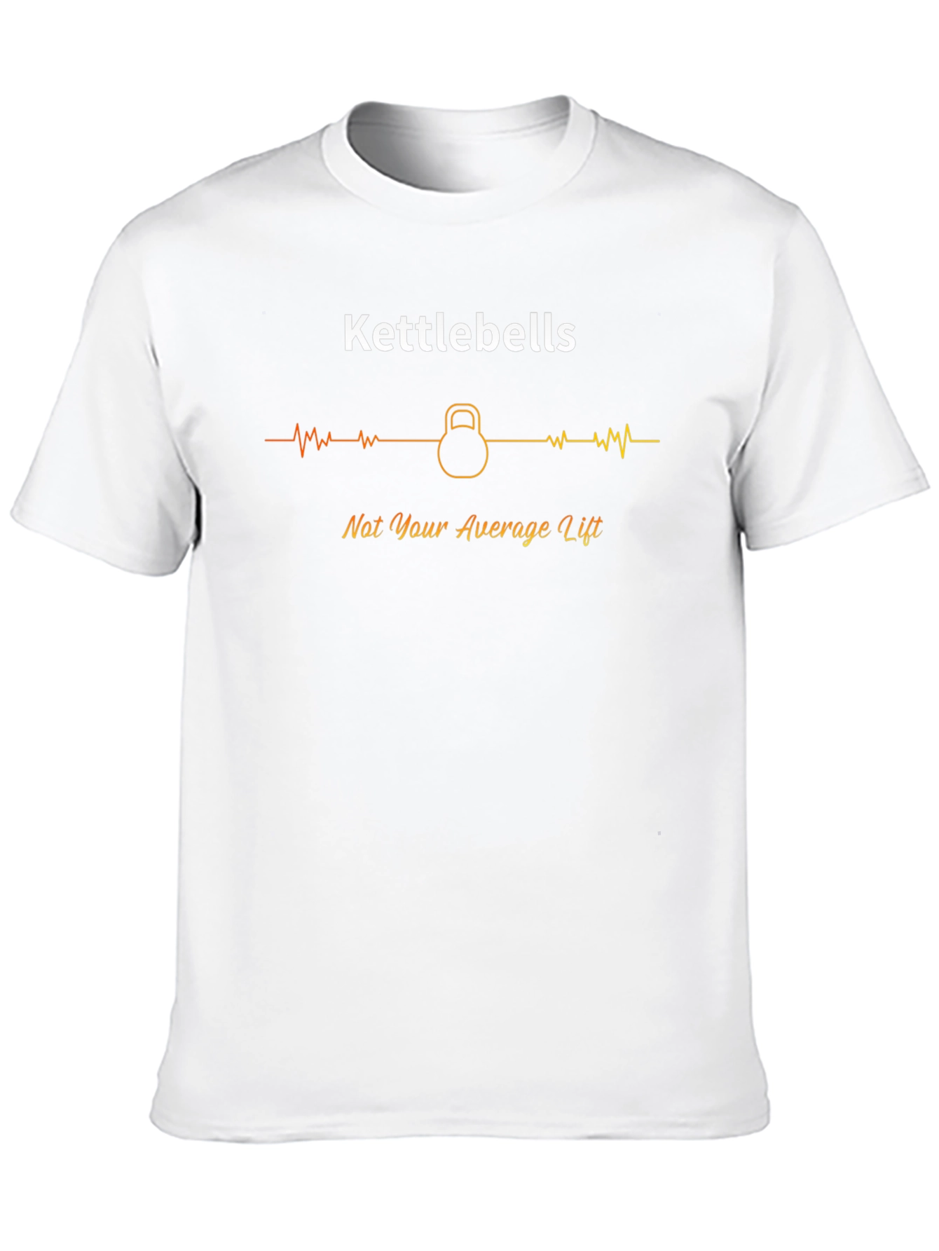 Kettlebells Heartbeat T-Shirt - Not Your Average Lift