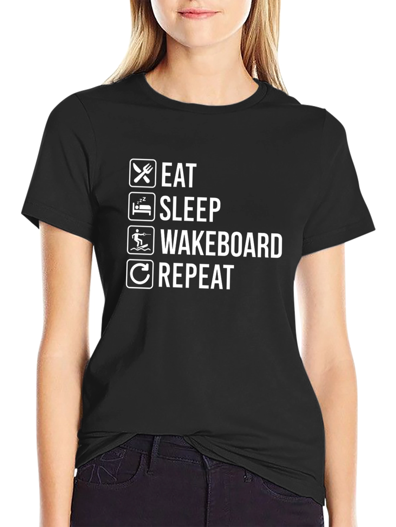 Eat Sleep Wakeboard Repeat T-Shirt