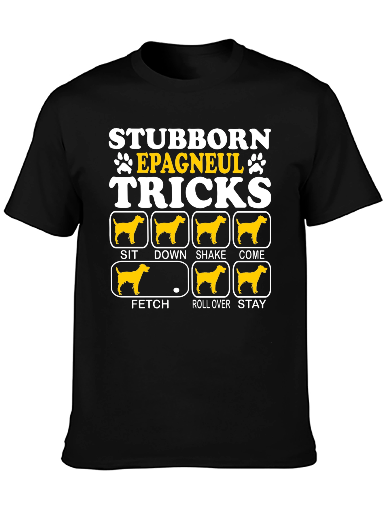 Stubborn Epagneul Tricks T-Shirt