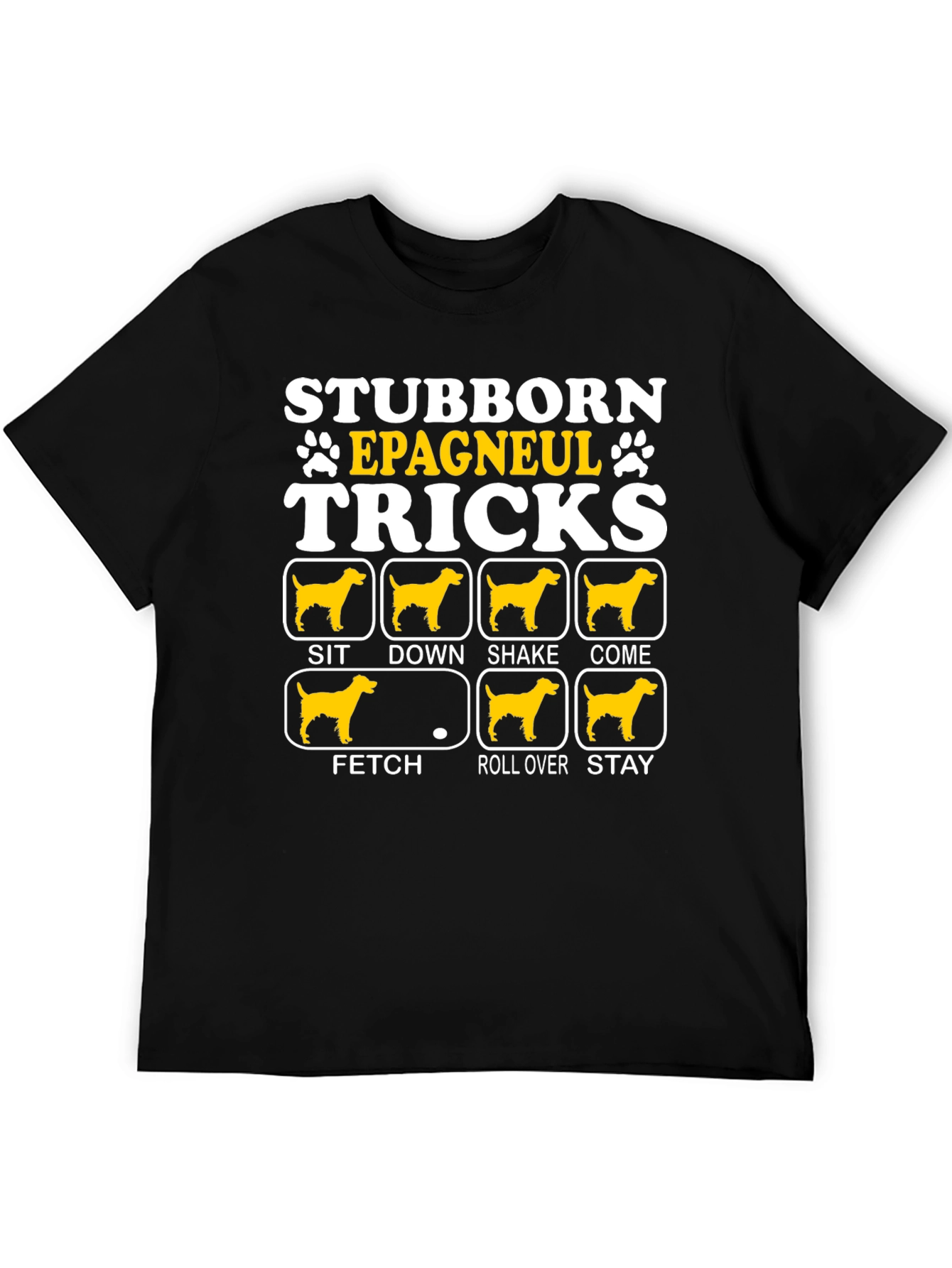Stubborn Epagneul Tricks T-Shirt