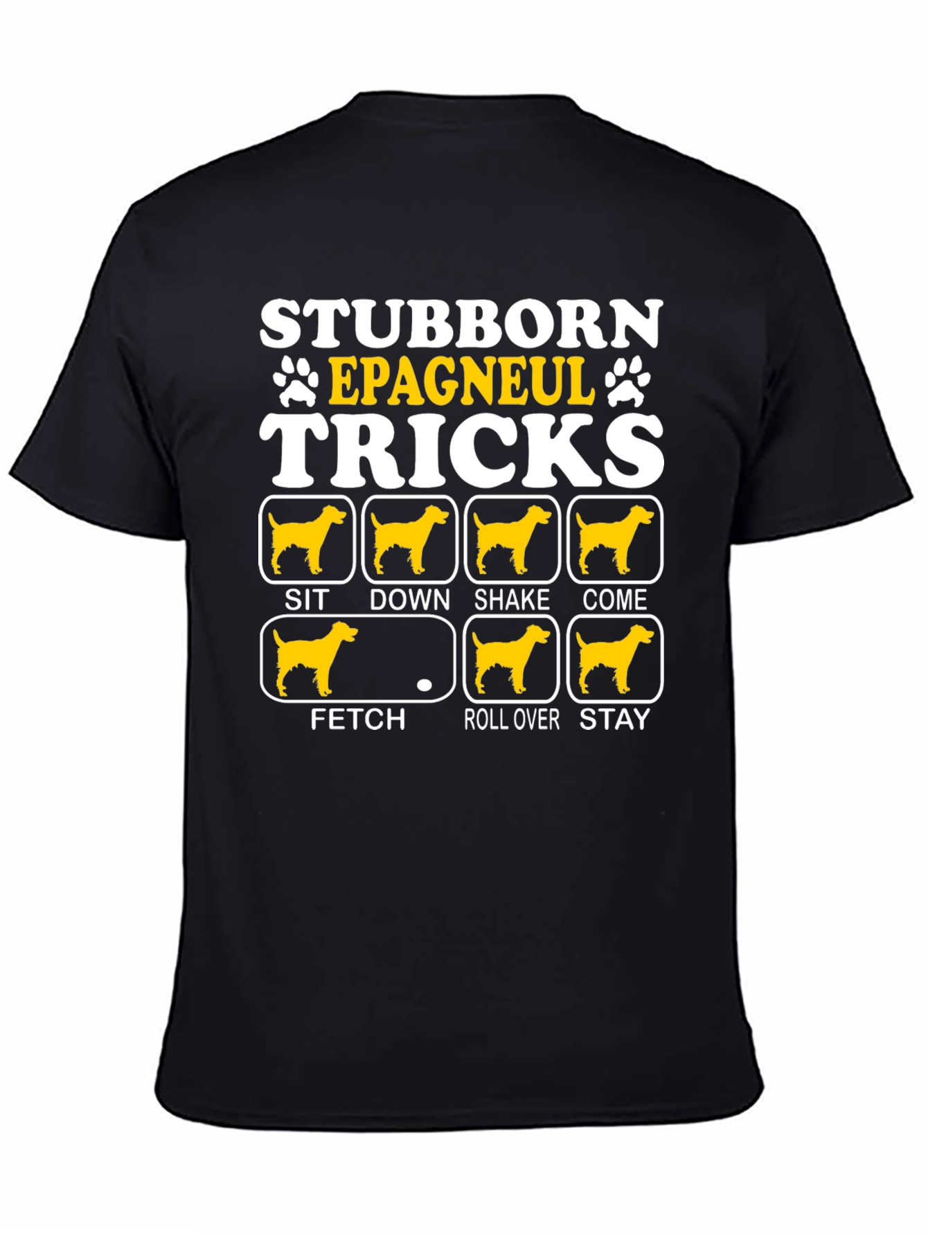 Stubborn Epagneul Tricks T-Shirt