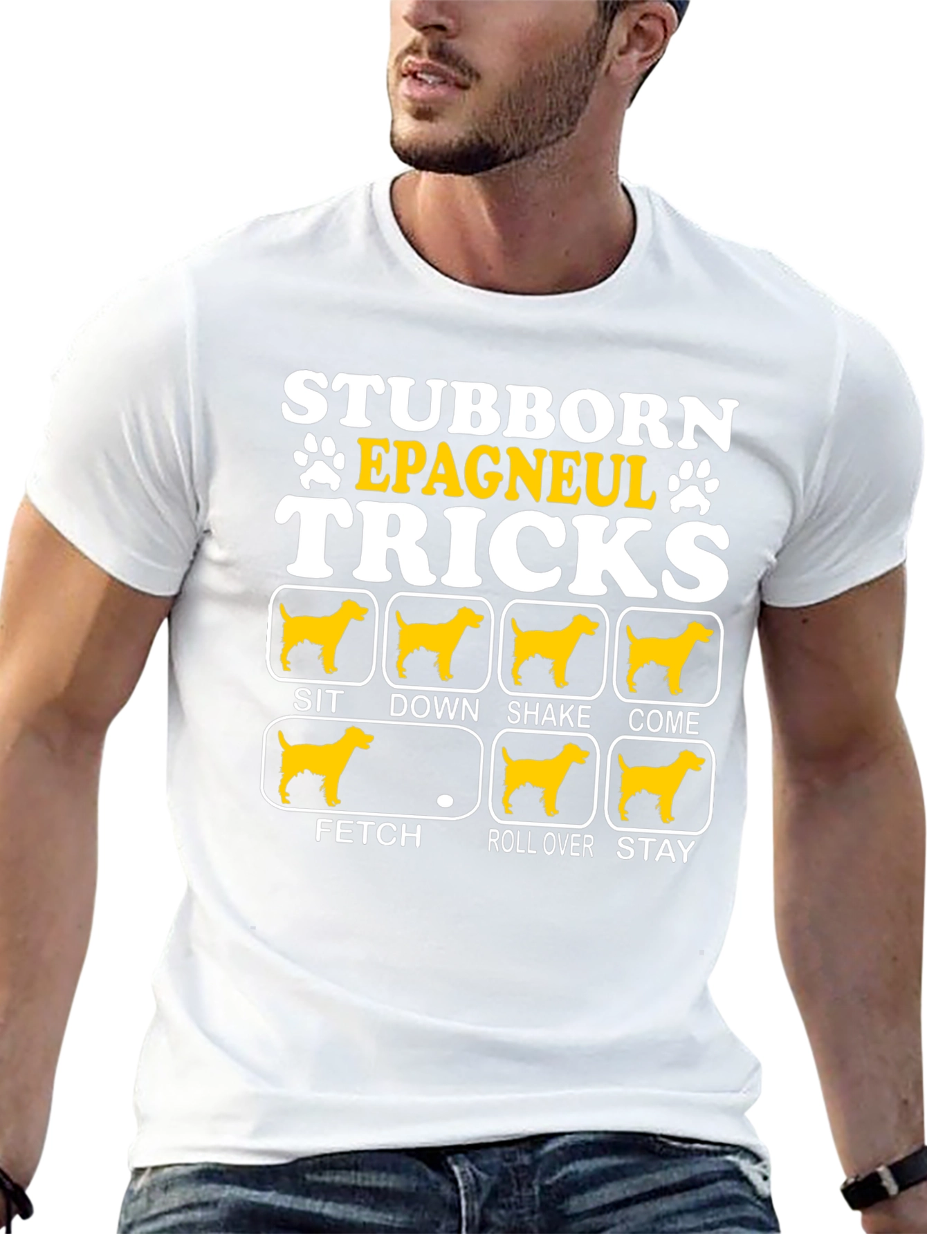 Stubborn Epagneul Tricks T-Shirt