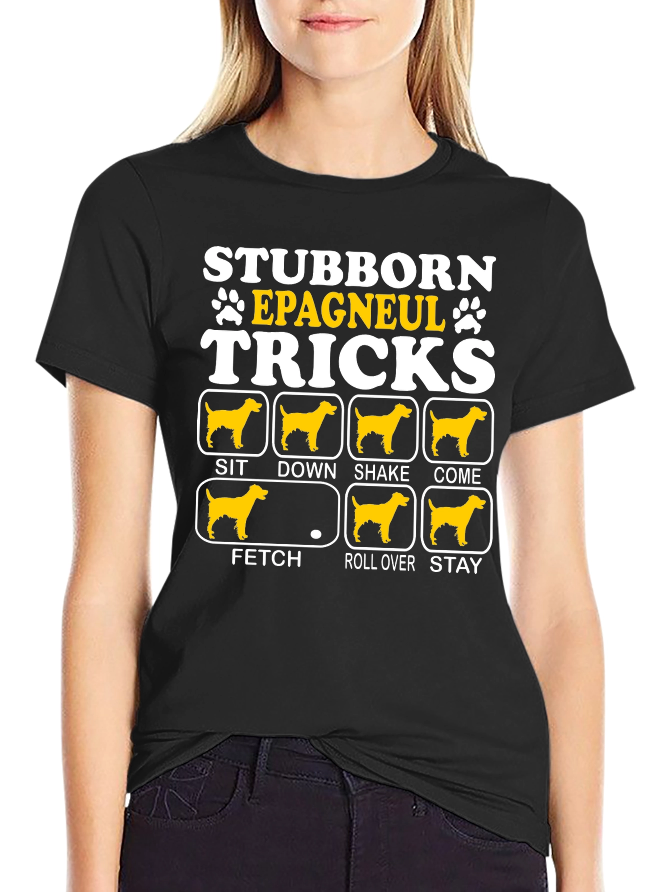 Stubborn Epagneul Tricks T-Shirt