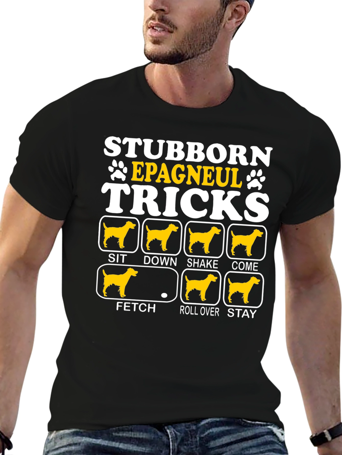 Stubborn Epagneul Tricks T-Shirt