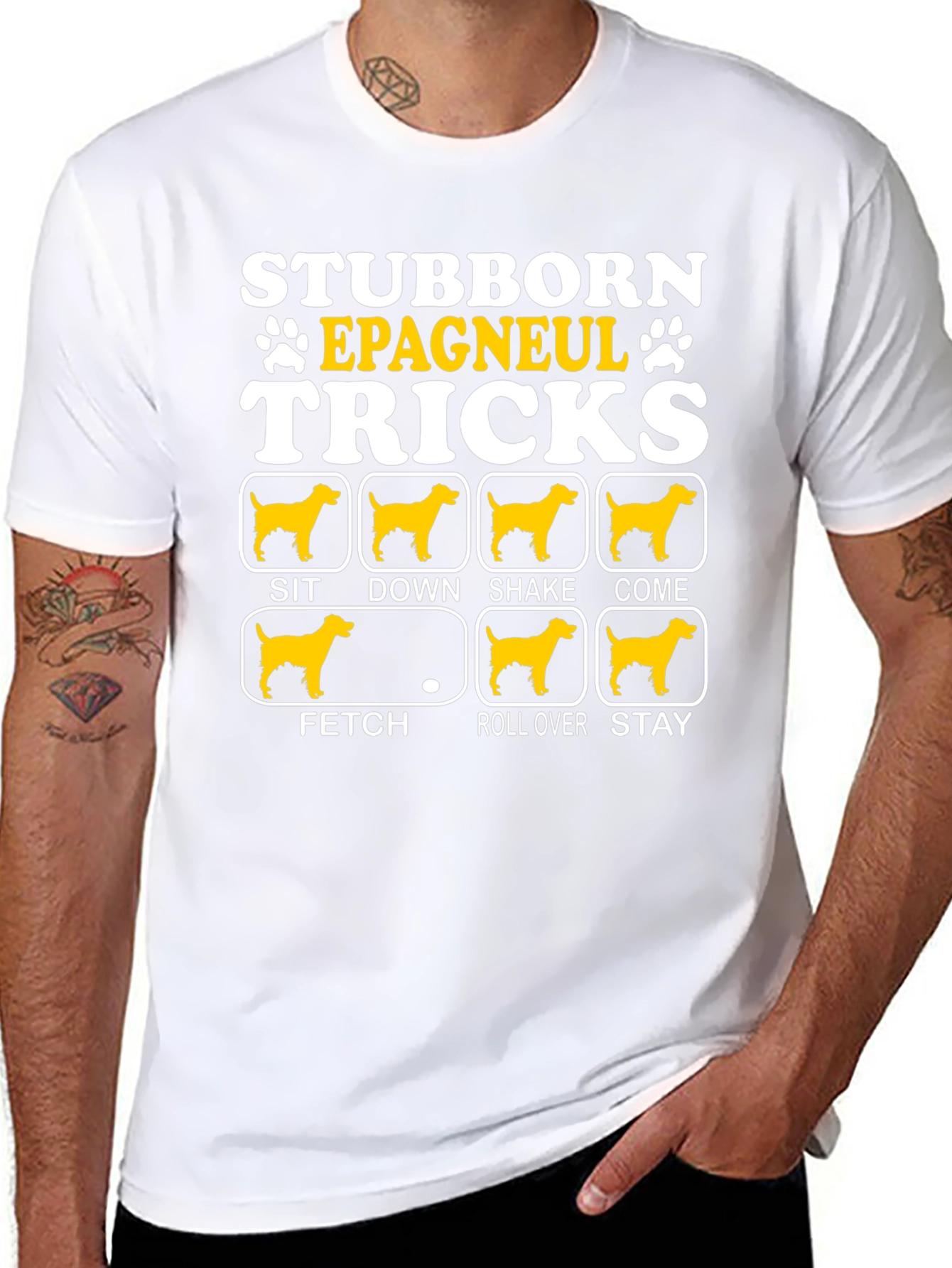 Stubborn Epagneul Tricks T-Shirt