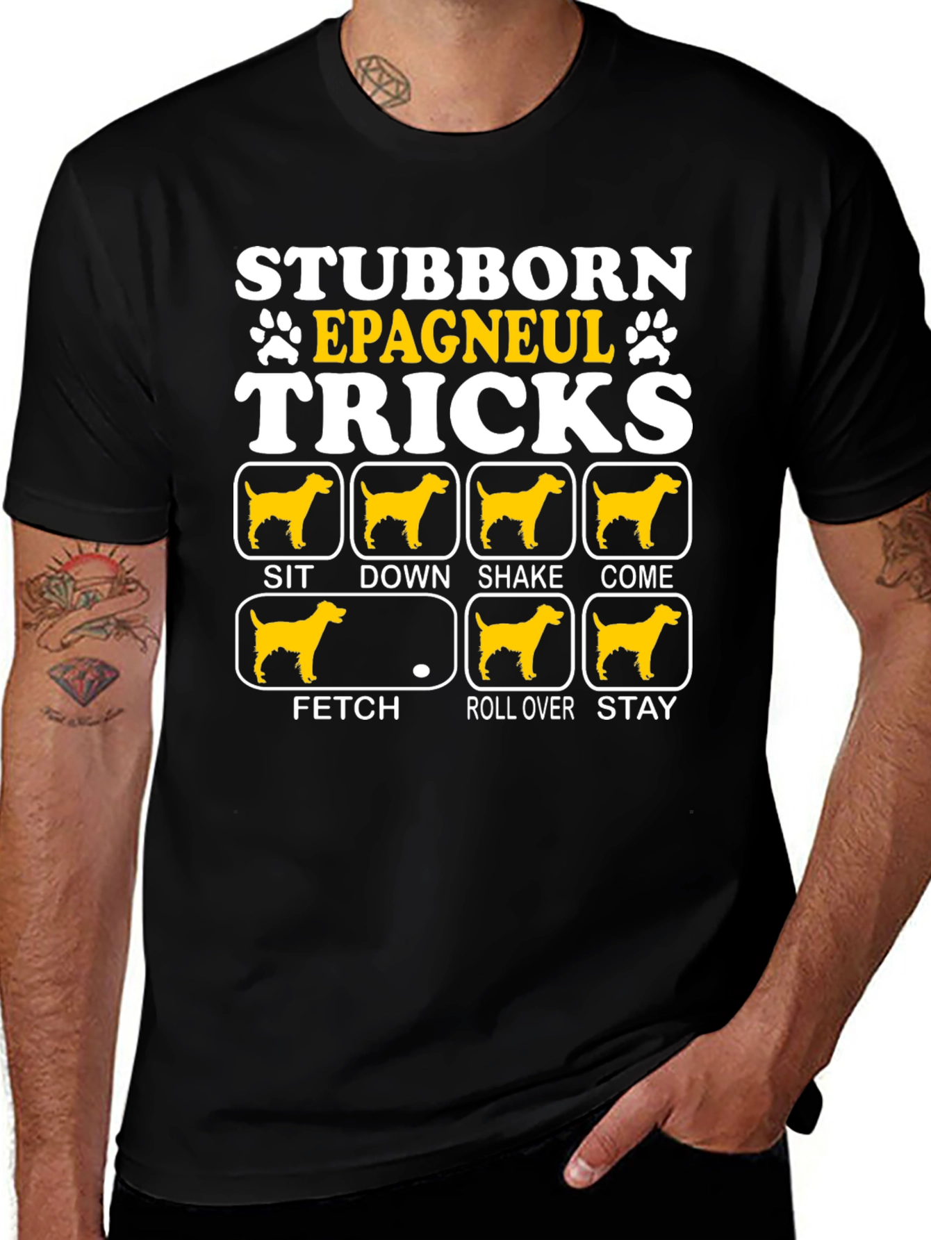 Stubborn Epagneul Tricks T-Shirt