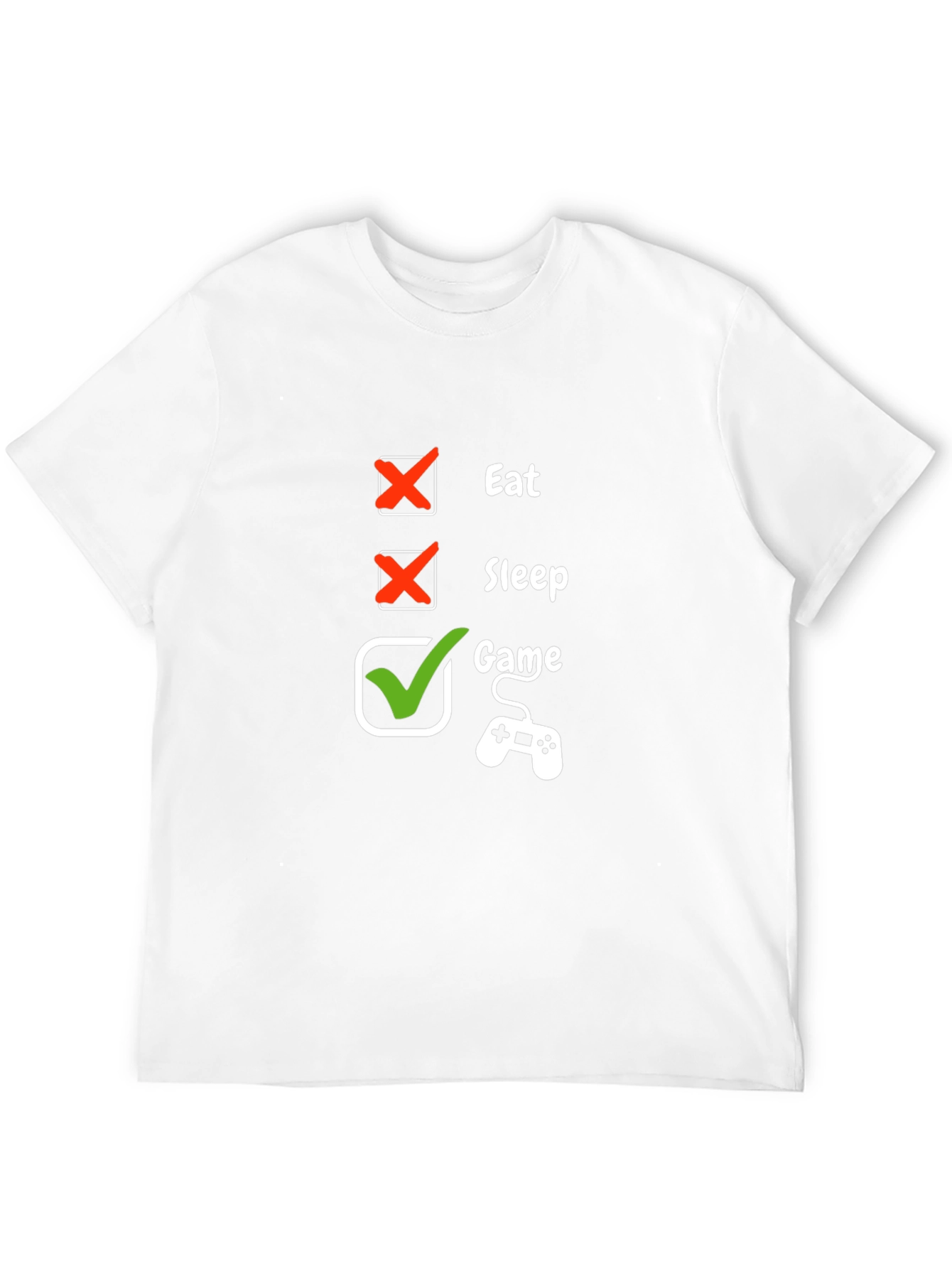 Eat Sleep Game T-Shirt - Gamer Life Tee