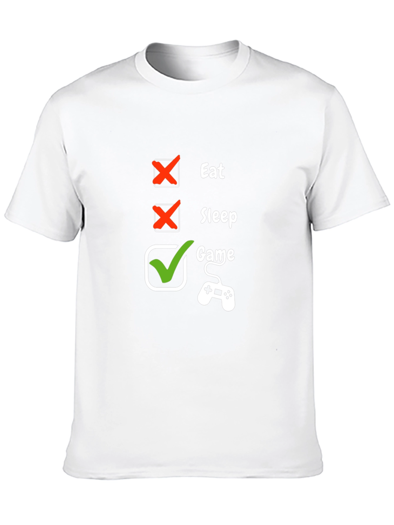 Eat Sleep Game T-Shirt - Gamer Life Tee