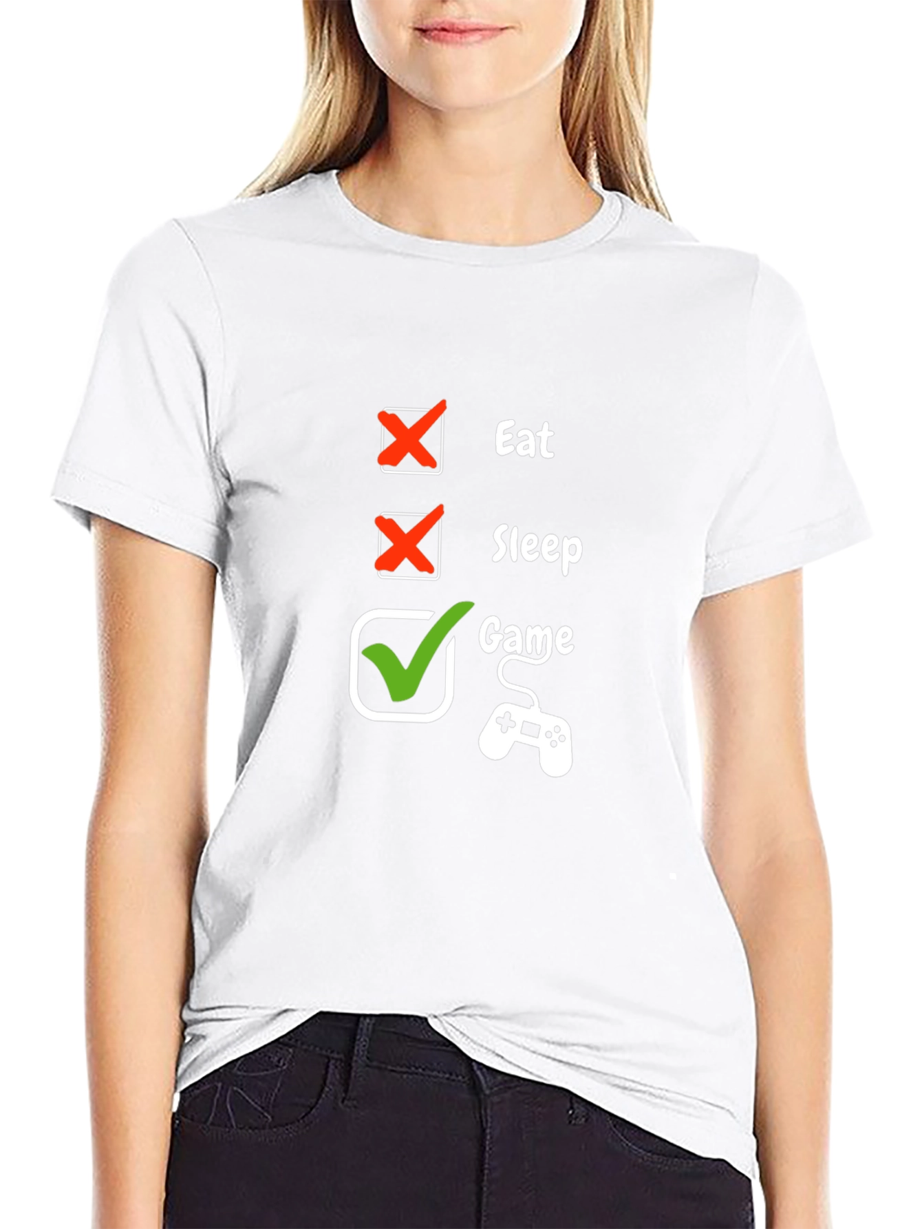 Eat Sleep Game T-Shirt - Gamer Life Tee