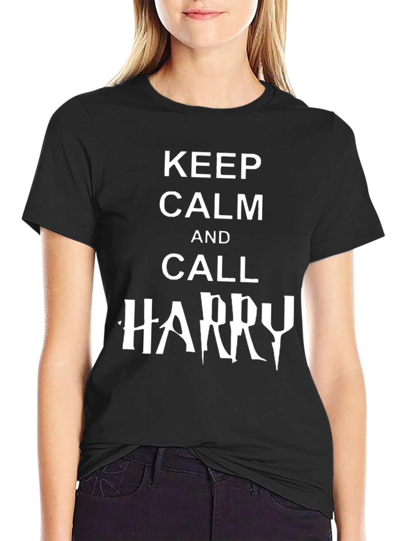 Keep Calm and Call Harry T-Shirt - Black