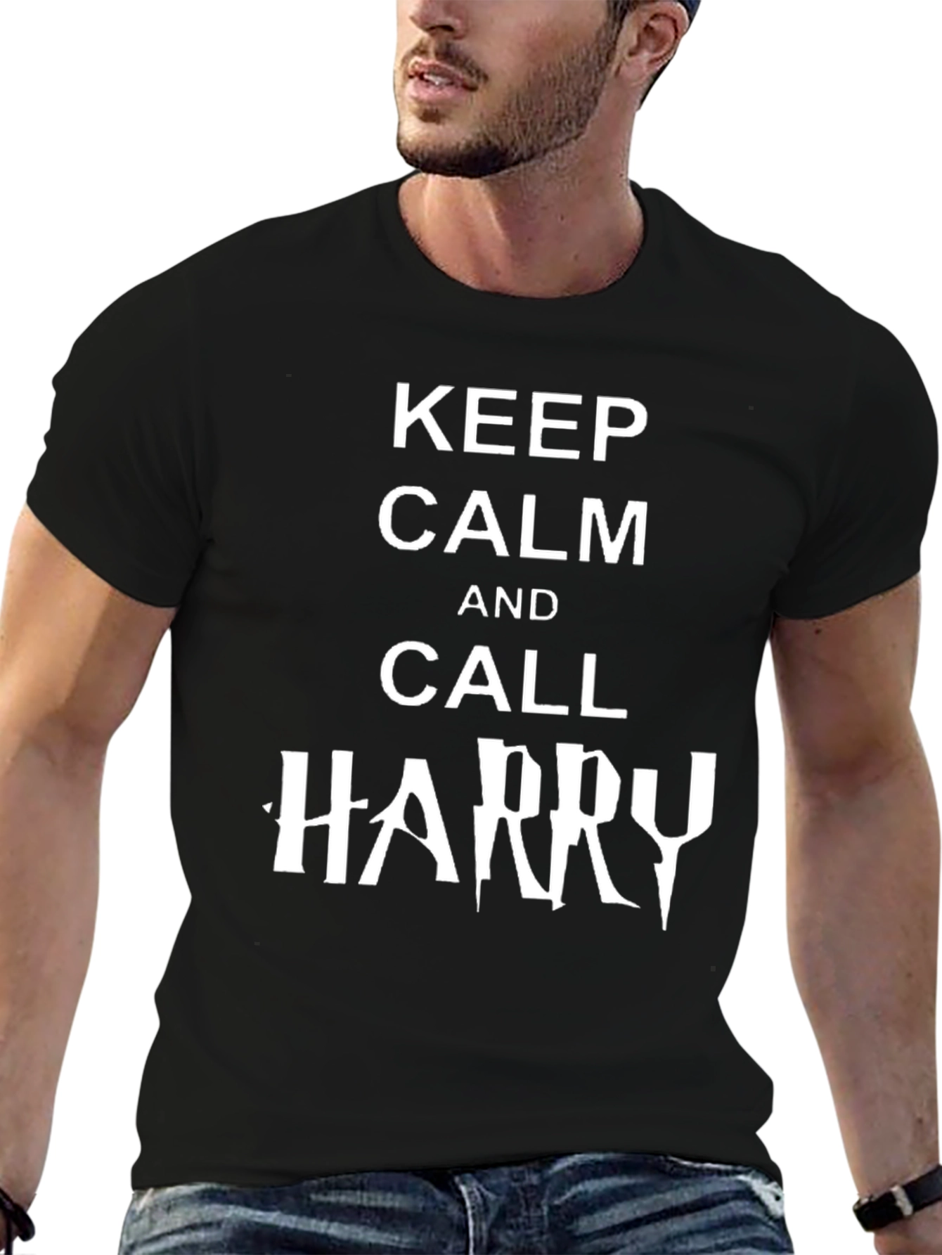Keep Calm and Call Harry T-Shirt - Black