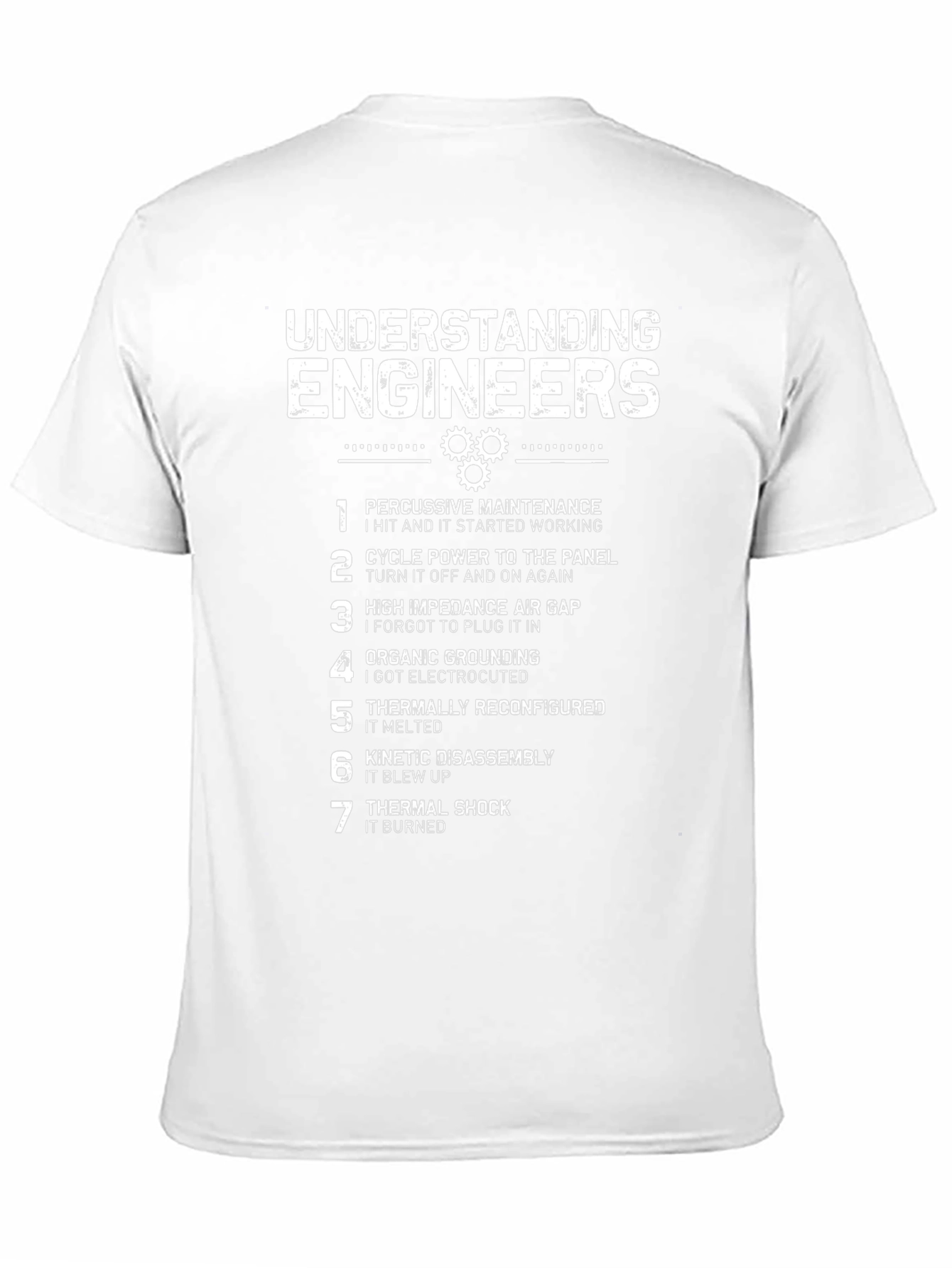 Understanding Engineers T-Shirt Funny Engineering Definition Tee