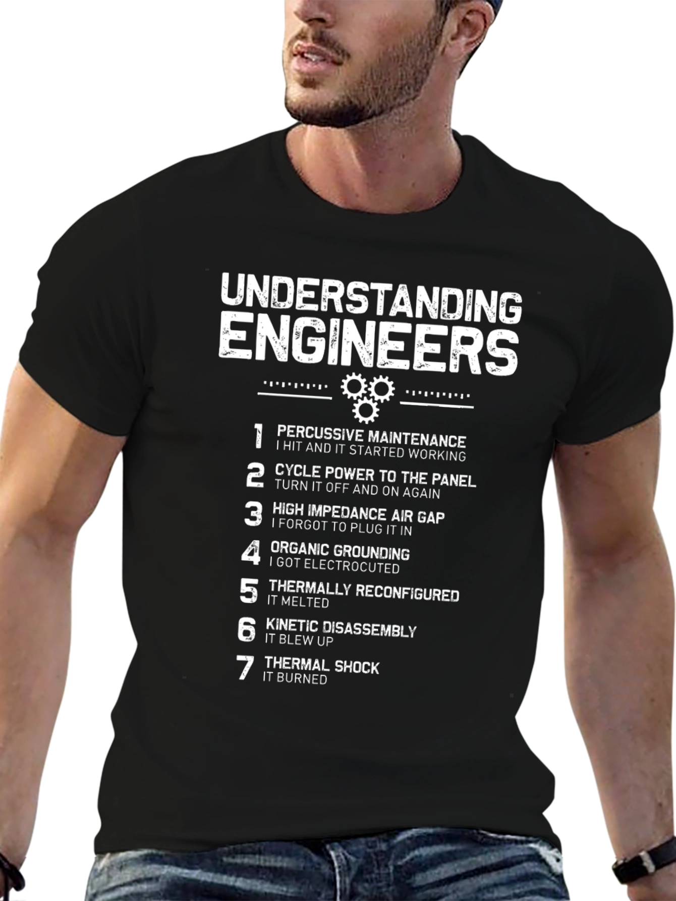 Understanding Engineers T-Shirt Funny Engineering Definition Tee