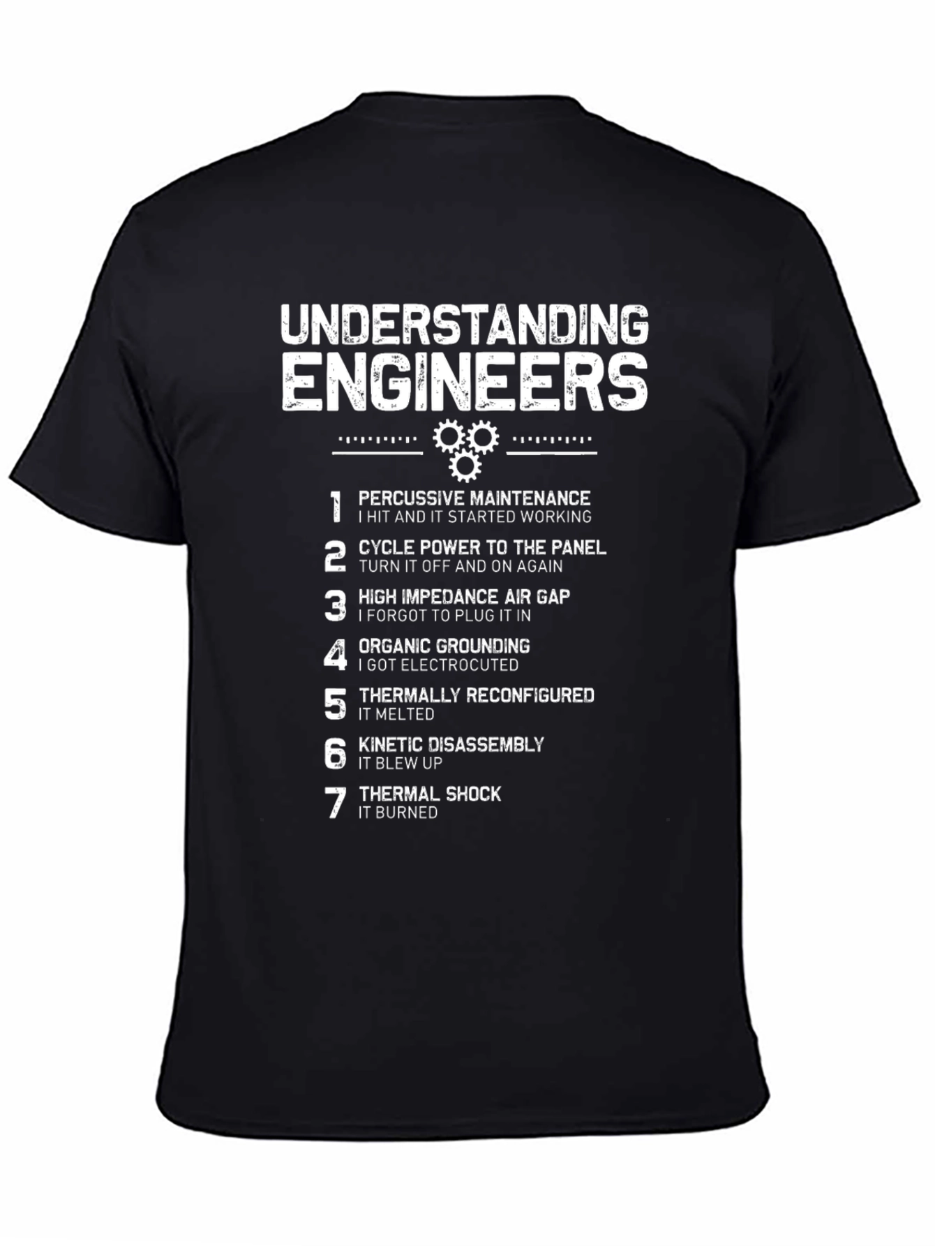 Understanding Engineers T-Shirt Funny Engineering Definition Tee