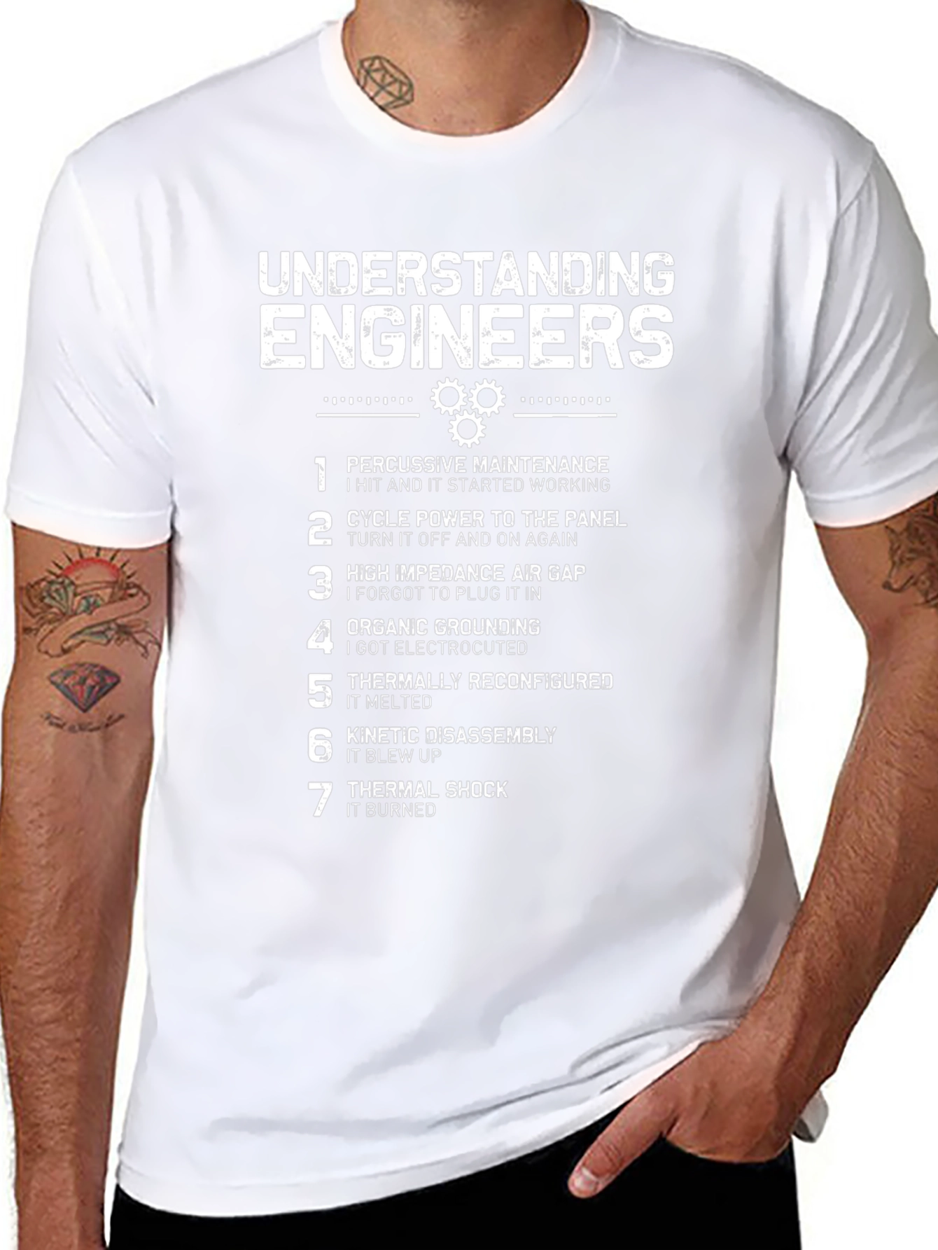 Understanding Engineers T-Shirt Funny Engineering Definition Tee