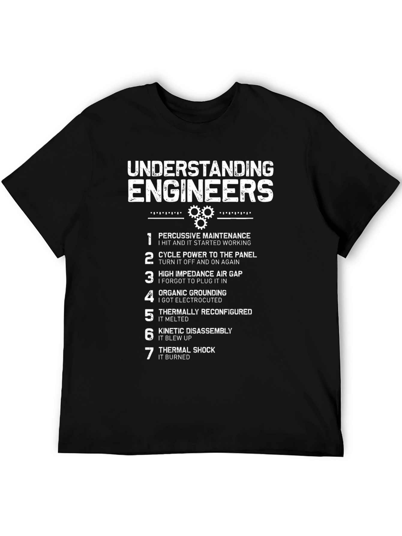 Understanding Engineers T-Shirt Funny Engineering Definition Tee