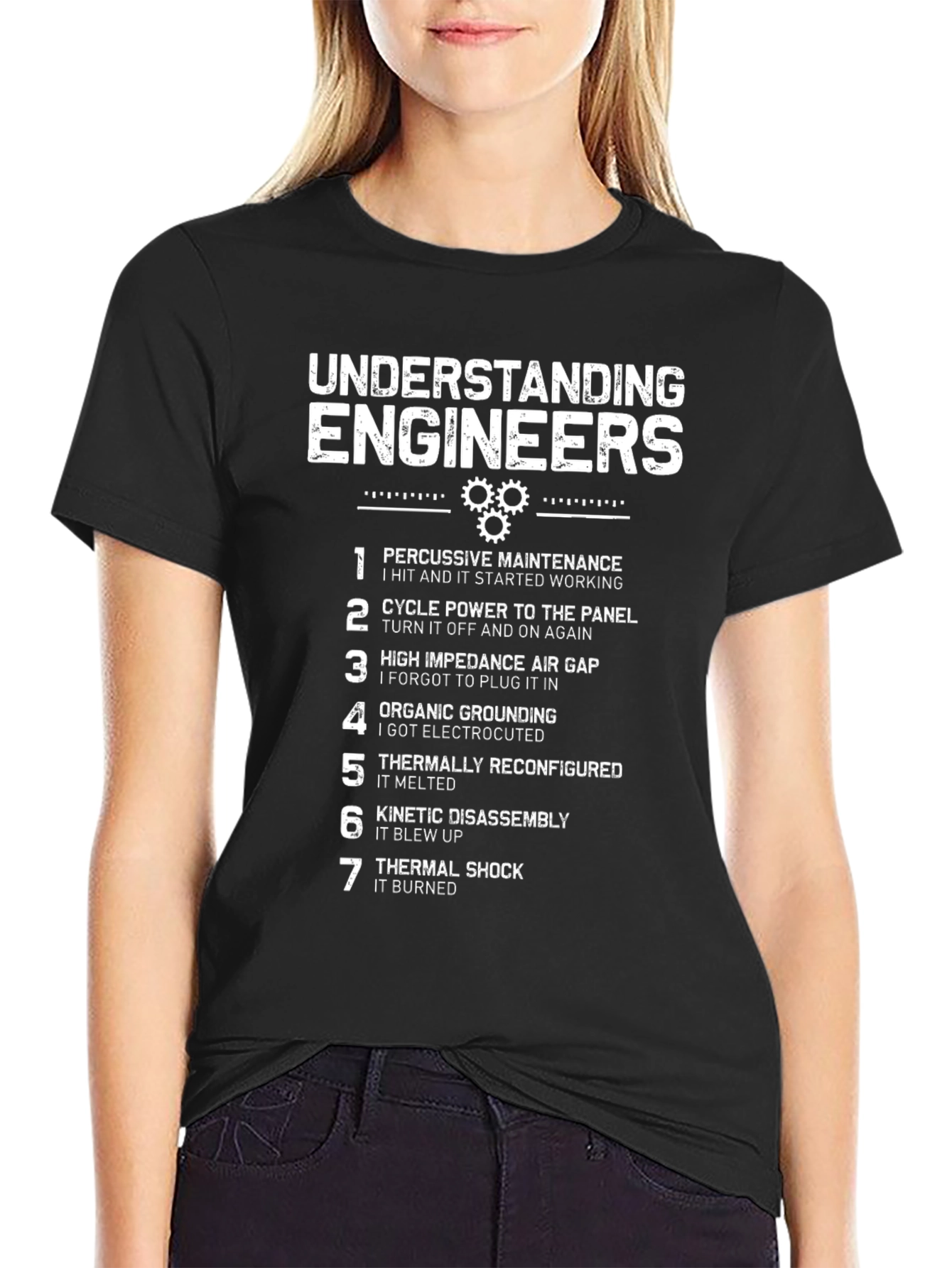 Understanding Engineers T-Shirt Funny Engineering Definition Tee