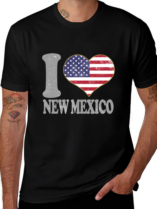 I Heart New Mexico USA Flag T-Shirt