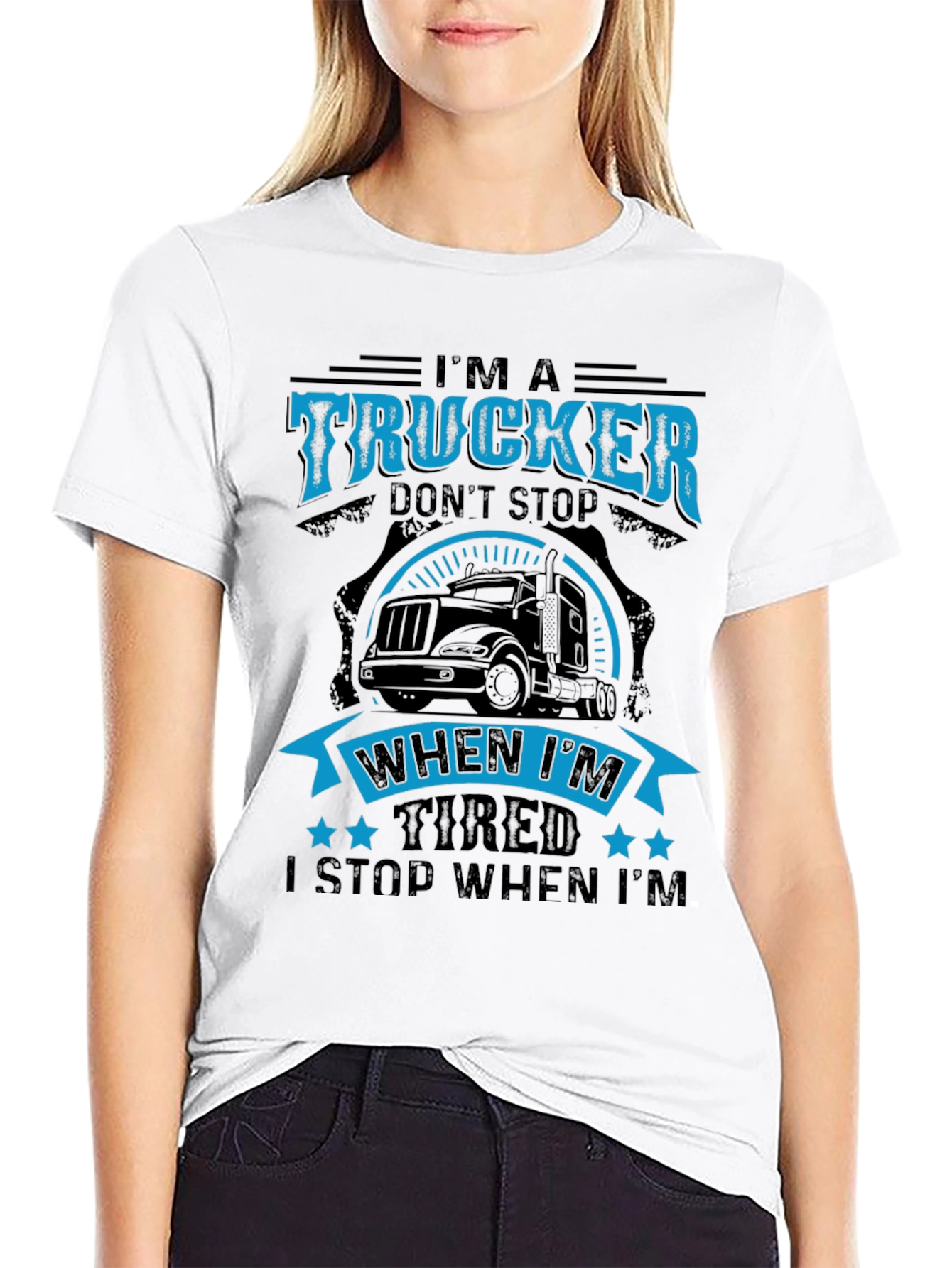 Im A Trucker Graphic T-Shirt