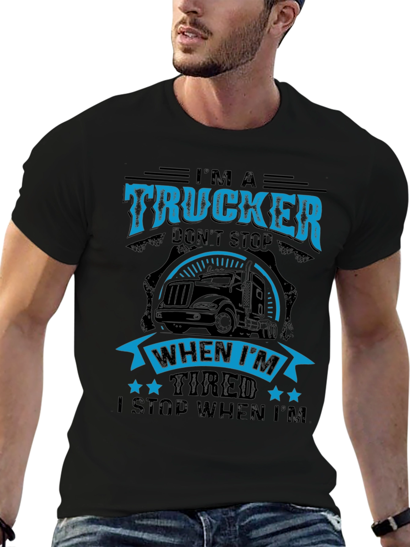 Im A Trucker Graphic T-Shirt