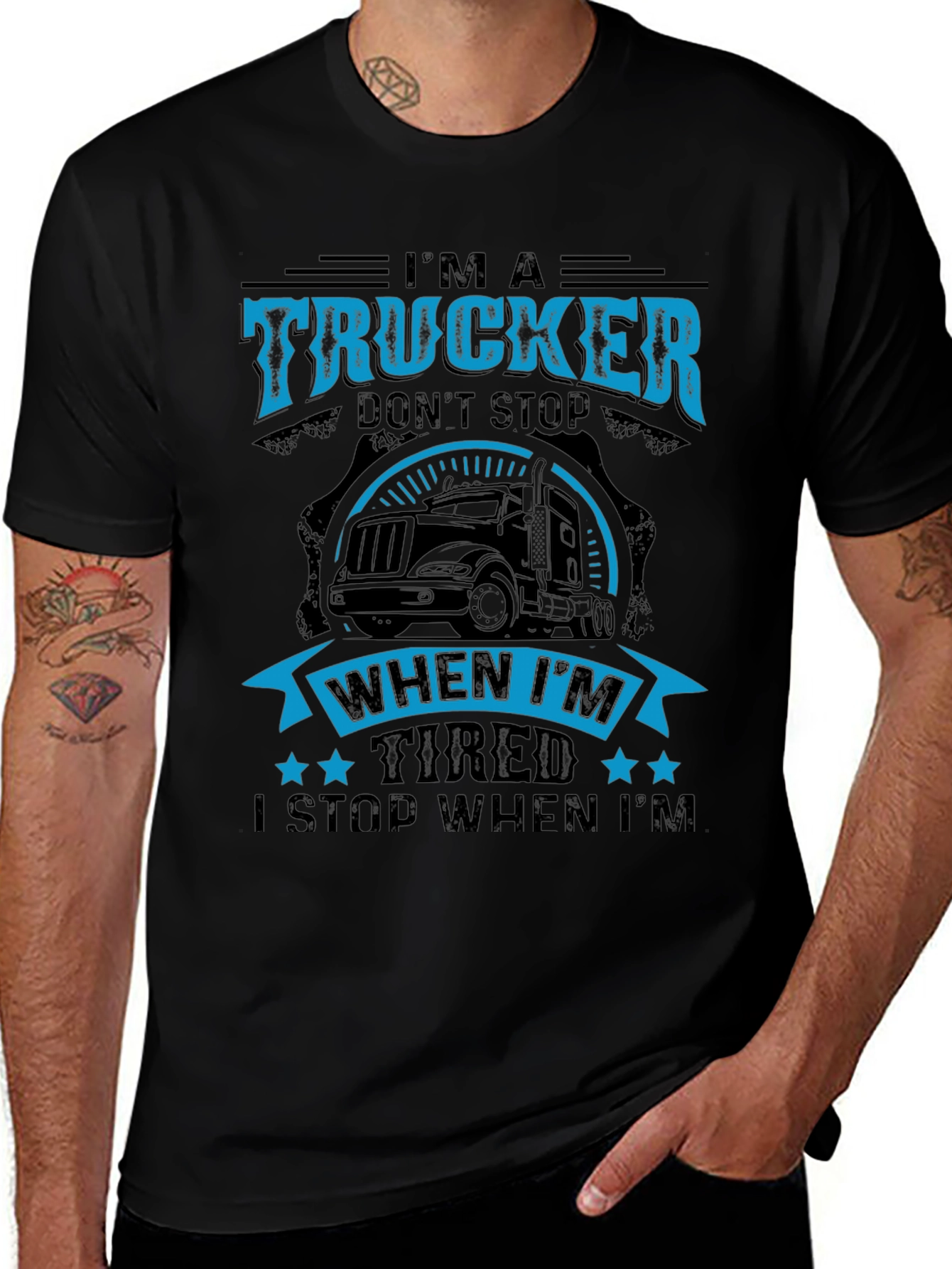 Im A Trucker Graphic T-Shirt