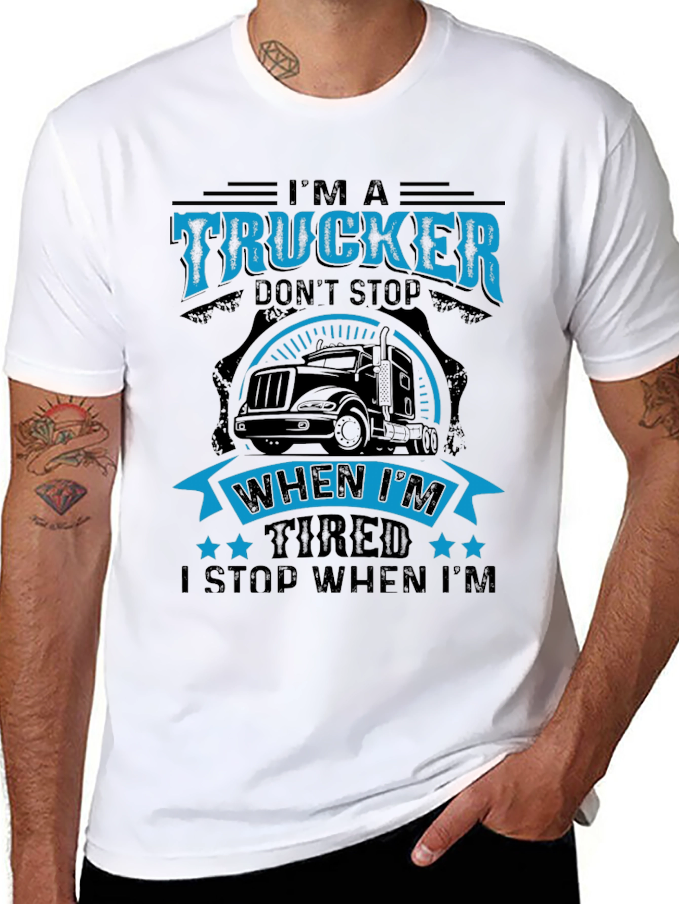 Im A Trucker Graphic T-Shirt