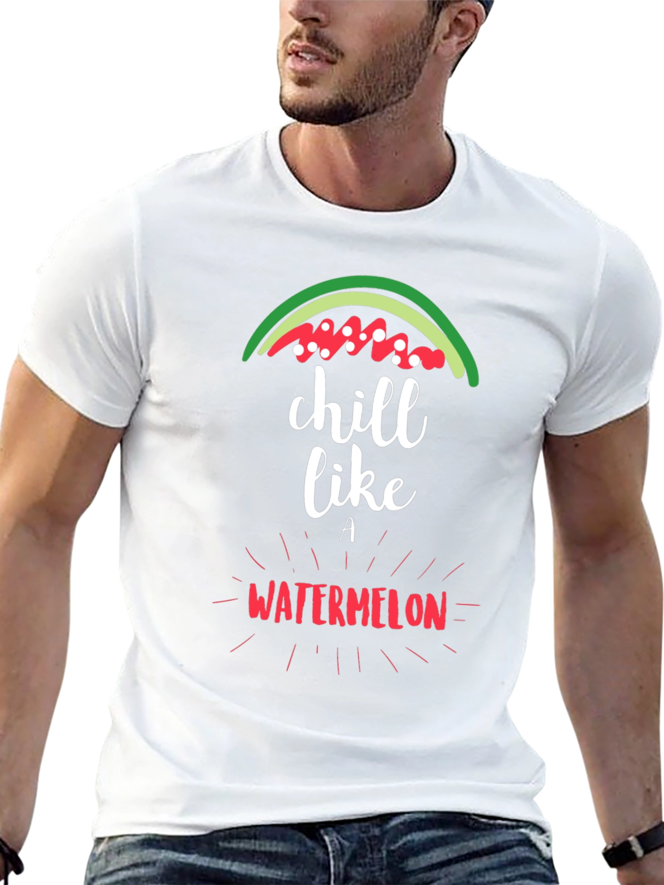 Chill Like a Watermelon Graphic T-Shirt