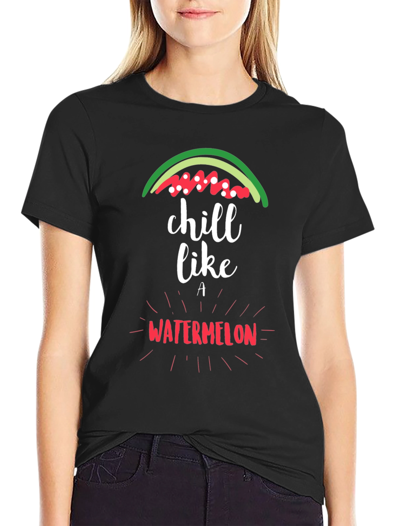 Chill Like a Watermelon Graphic T-Shirt