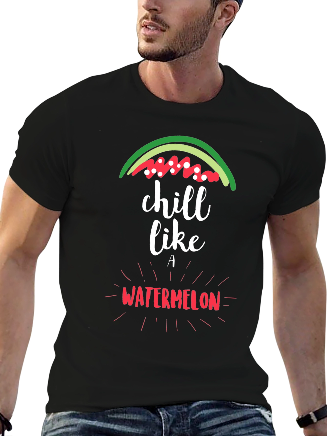 Chill Like a Watermelon Graphic T-Shirt