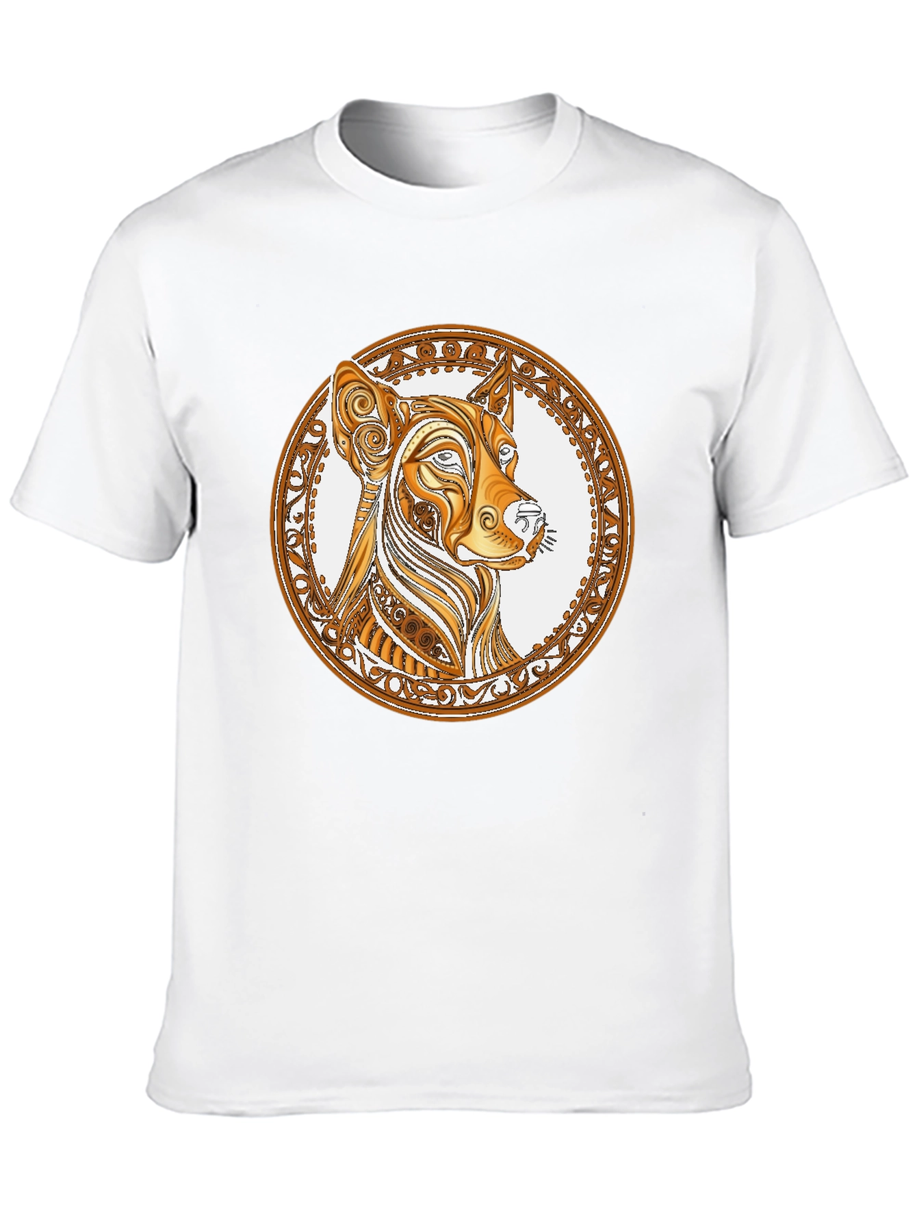 Stylish Black T-Shirt with Dog Graphic