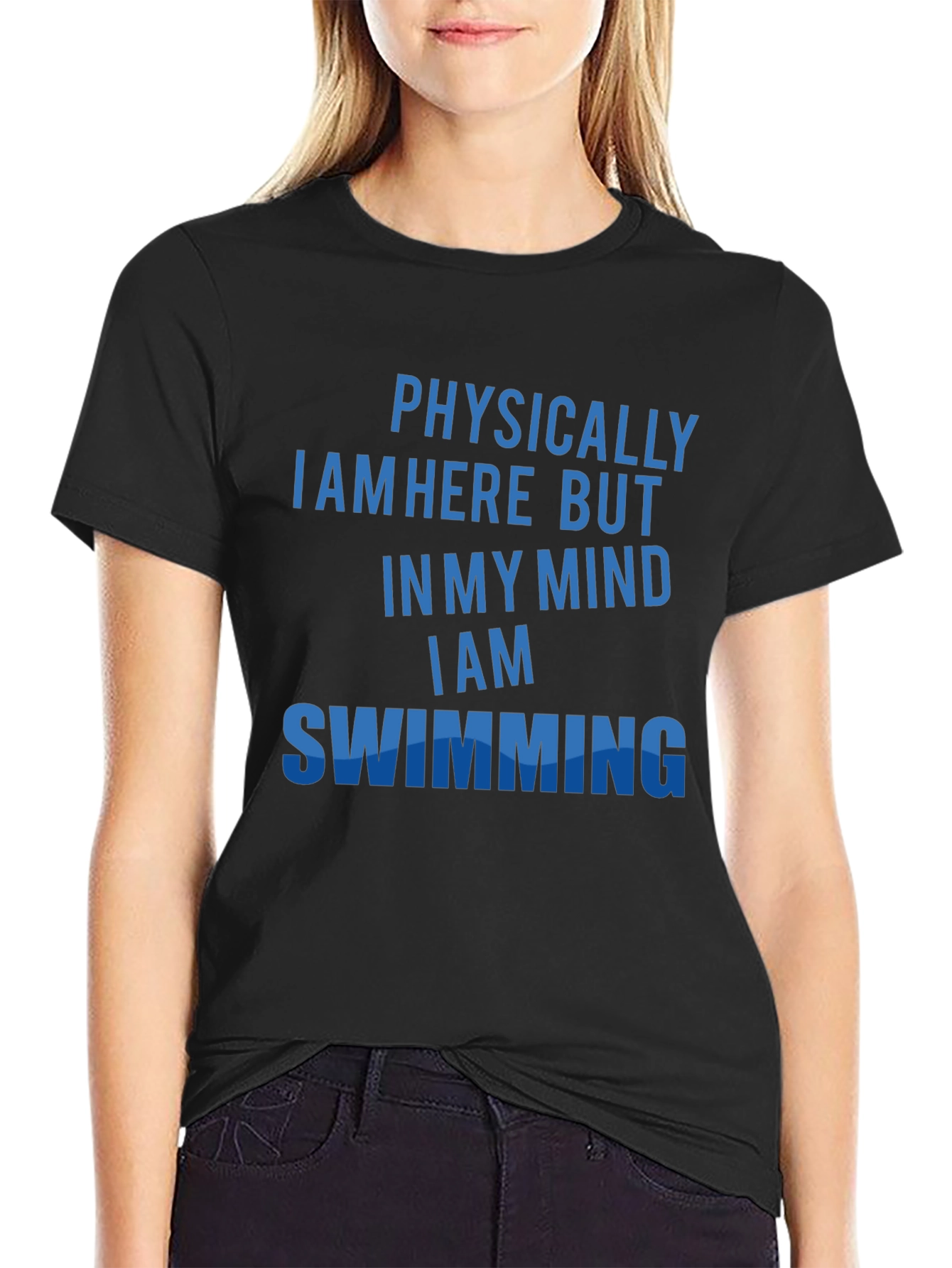 Physically Here Swimming Mind T-Shirt