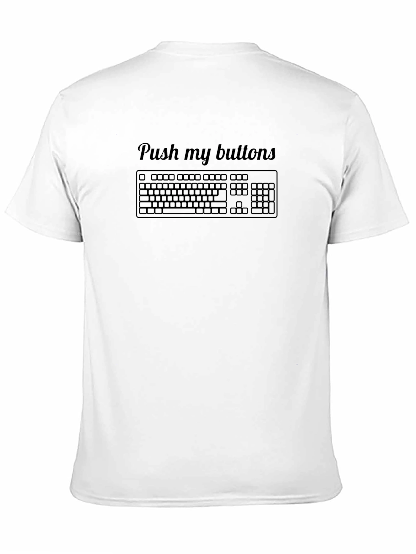 Push My Buttons Keyboard Graphic Tee