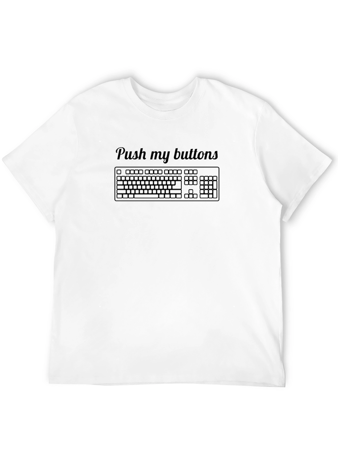 Push My Buttons Keyboard Graphic Tee