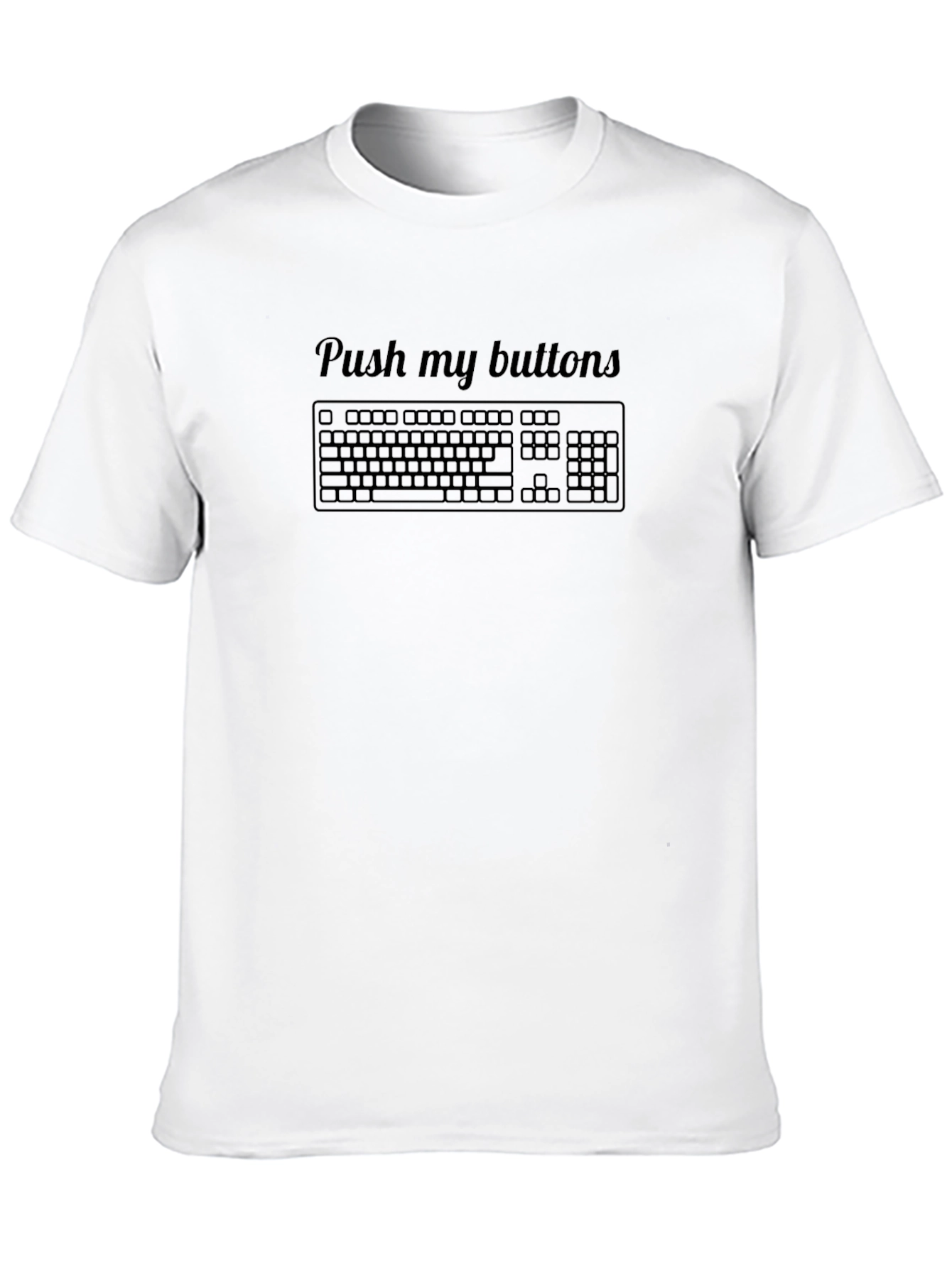 Push My Buttons Keyboard Graphic Tee