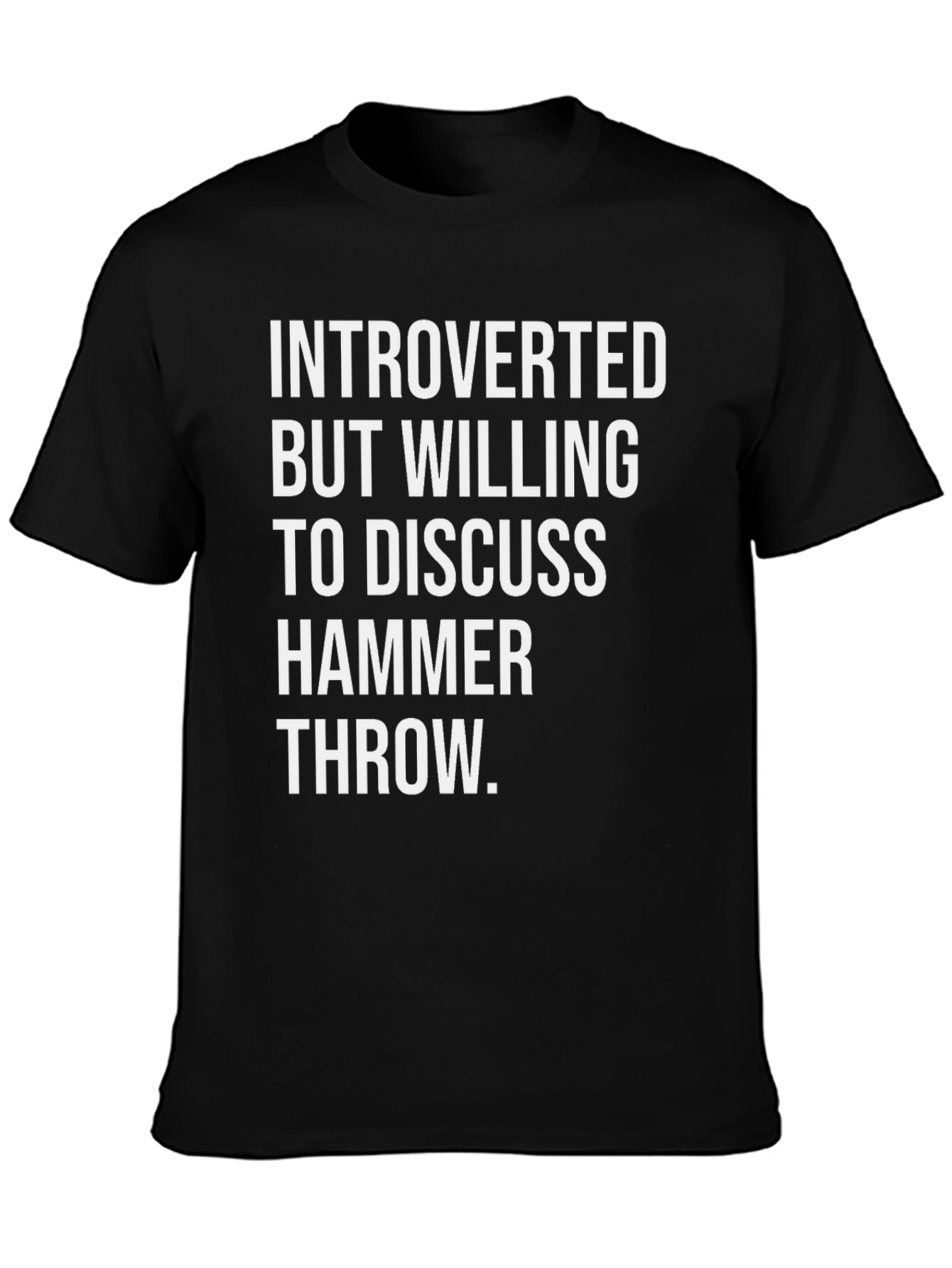 Introverted Hammer Throw T-Shirt - Athlete Apparel