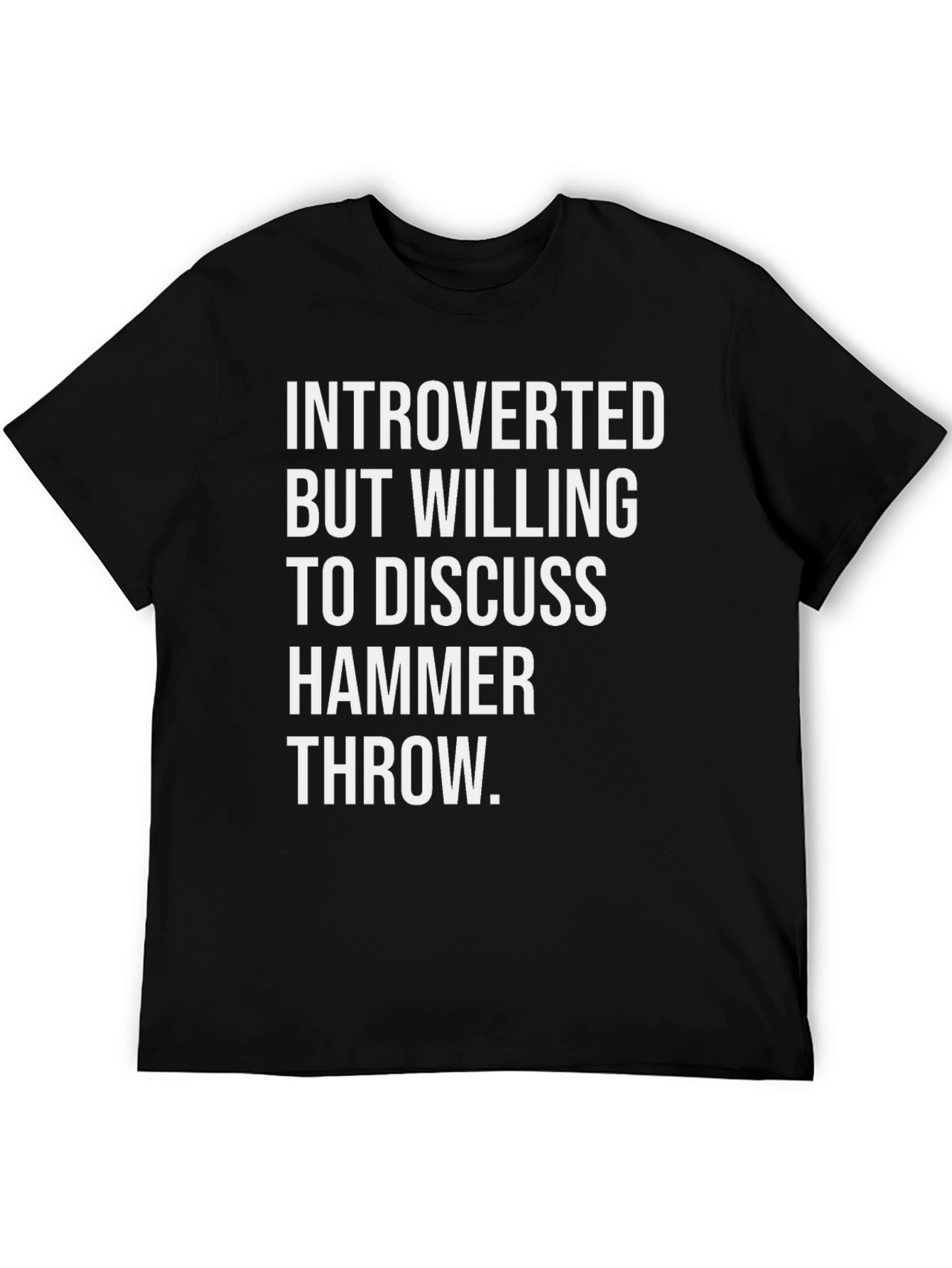 Introverted Hammer Throw T-Shirt - Athlete Apparel