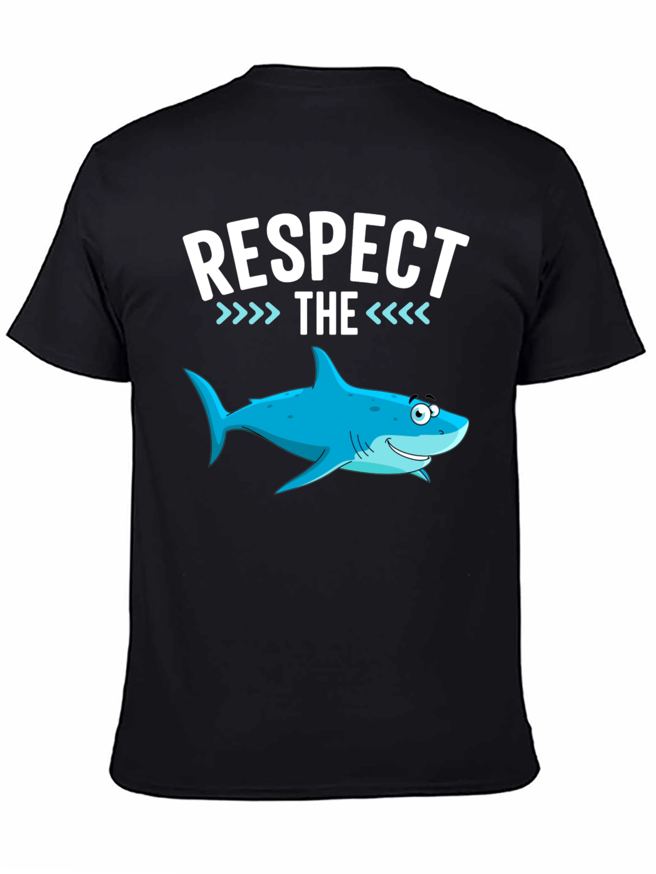 Respect the Shark Funny Graphic Tee