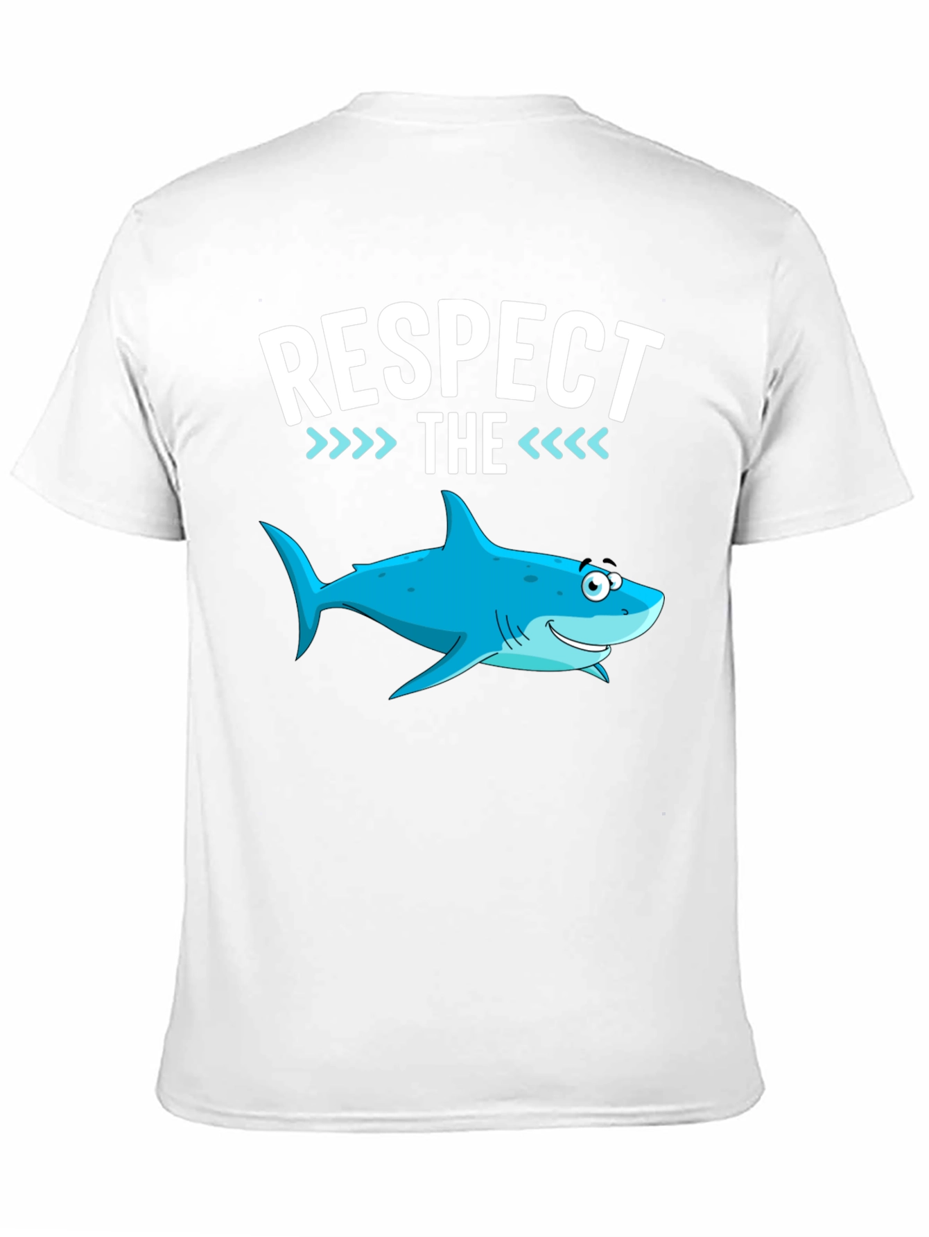 Respect the Shark Funny Graphic Tee