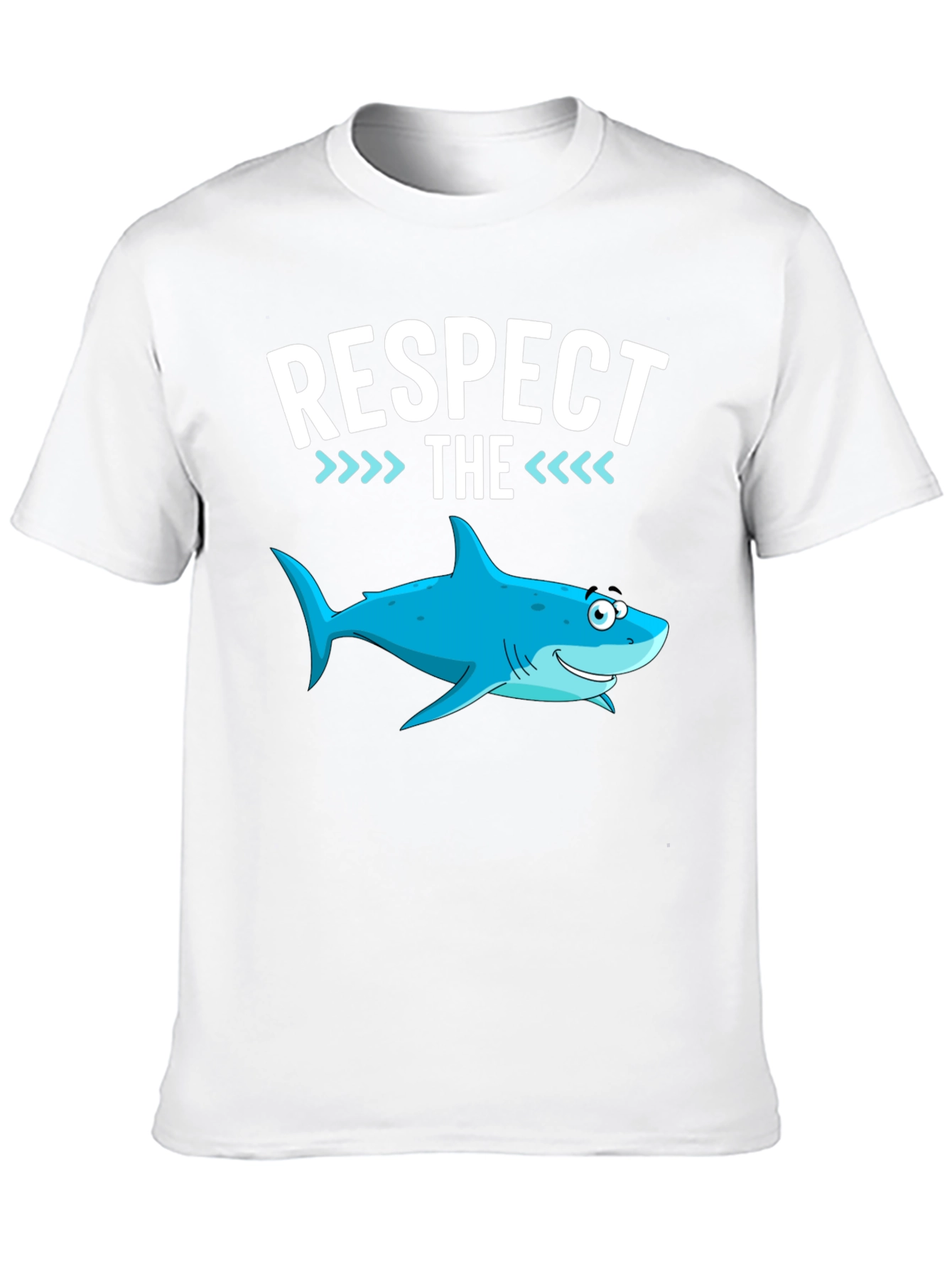 Respect the Shark Funny Graphic Tee