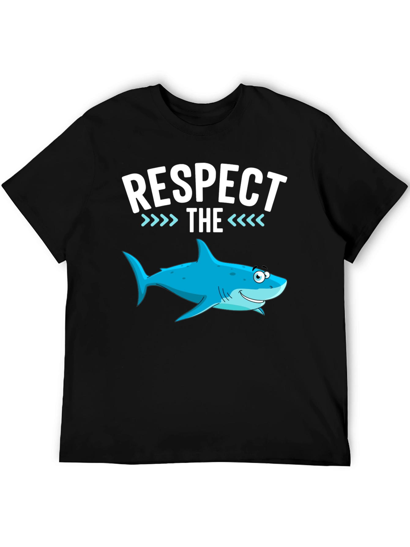 Respect the Shark Funny Graphic Tee