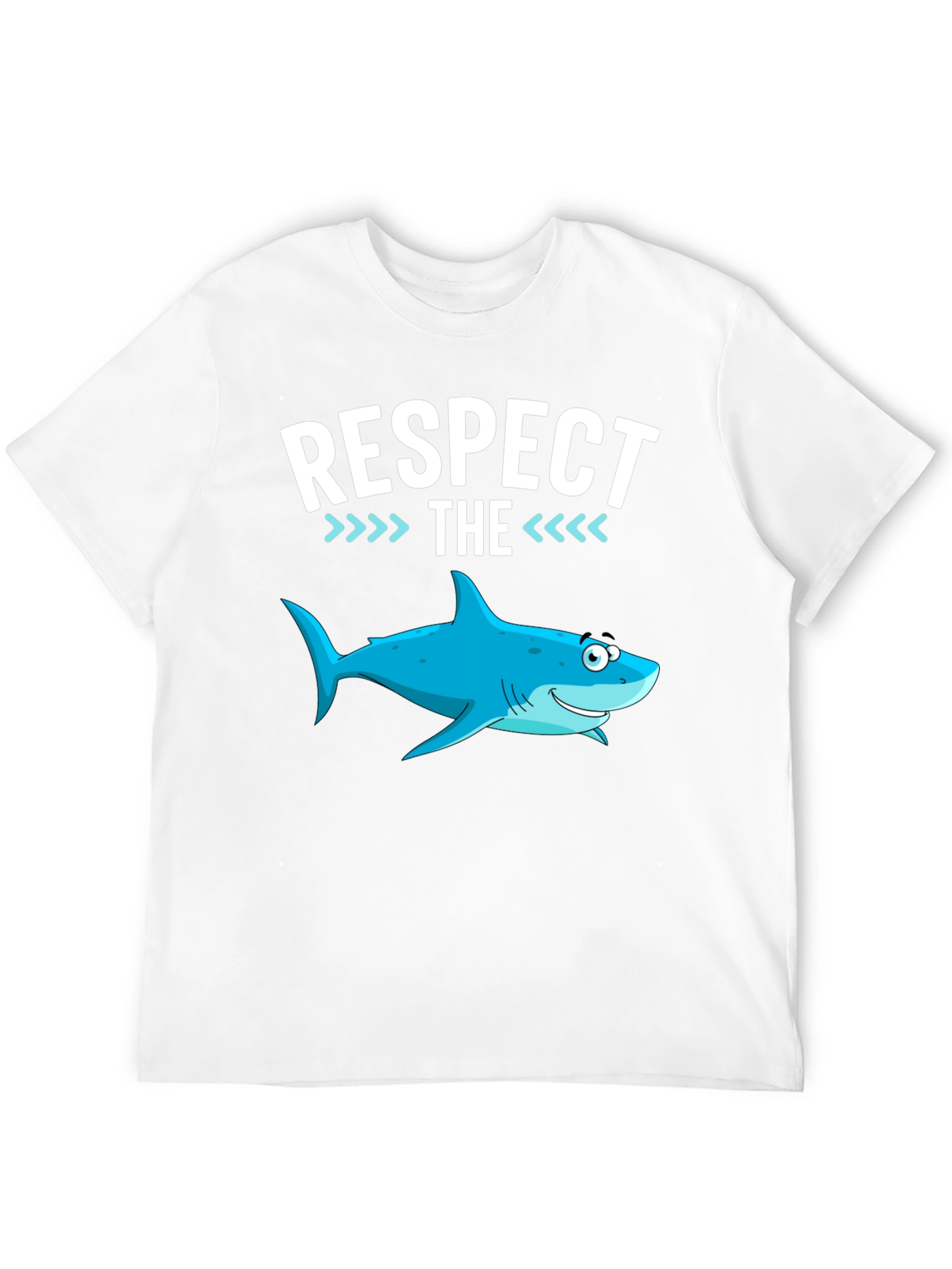Respect the Shark Funny Graphic Tee