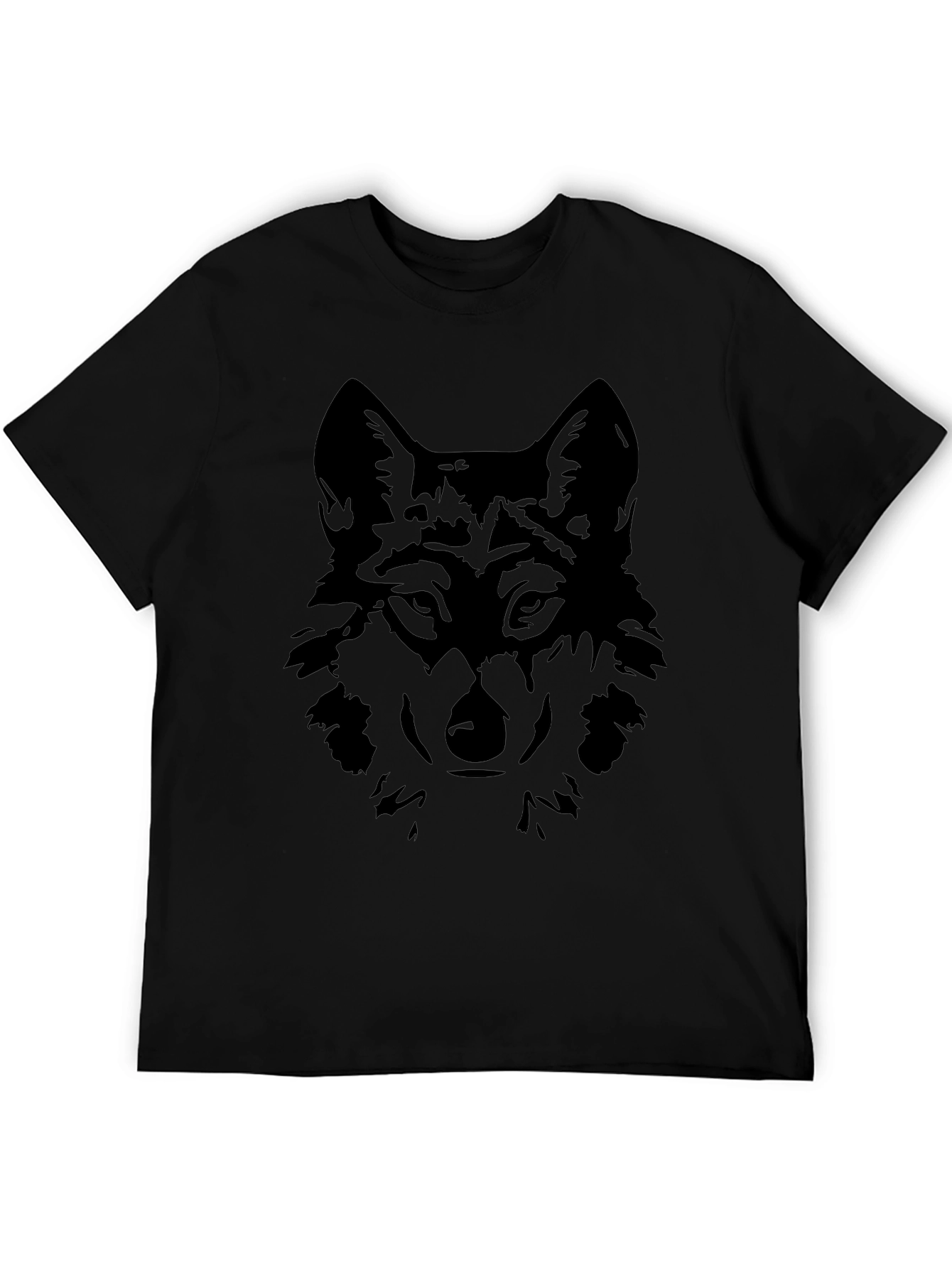 Black Wolf Graphic T-Shirt