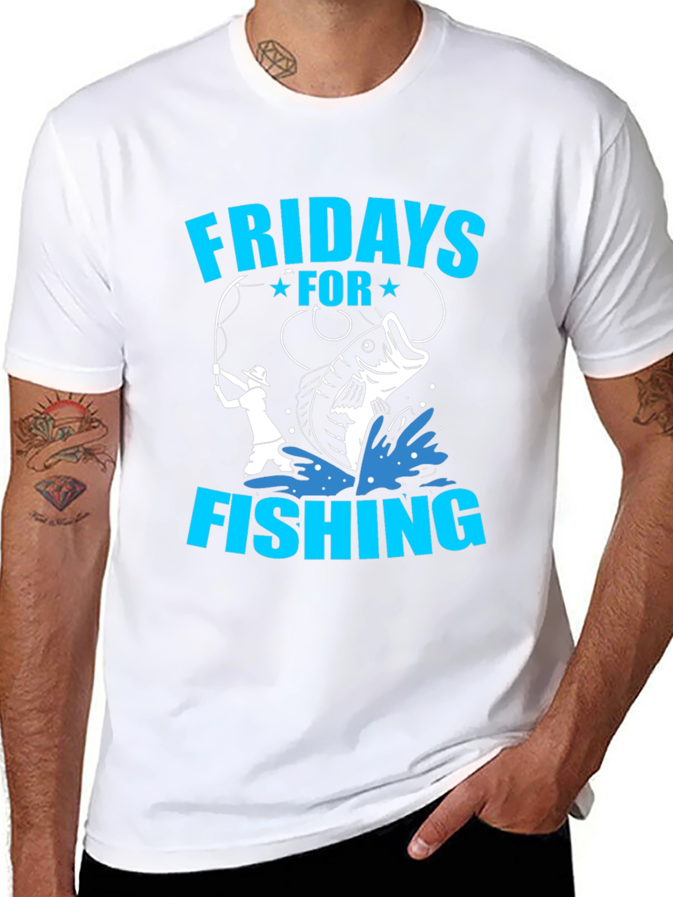 Fridays for Fishing Graphic Tee